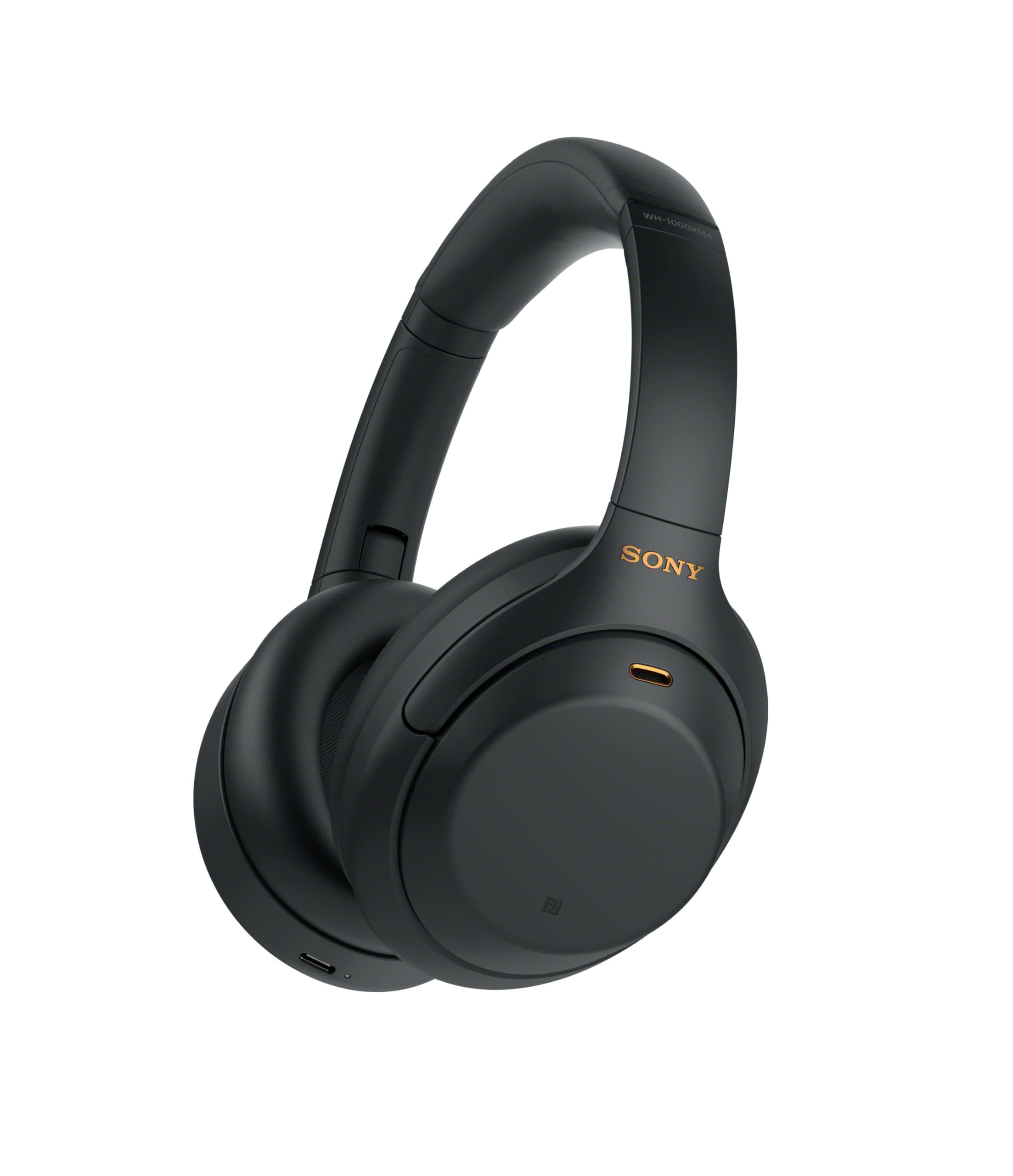 Sony WH-1000XM4 Wireless Industry Leading Noise Canceling Overhead Headphones with Mic for Phone-Call and Alexa Voice Control, Black