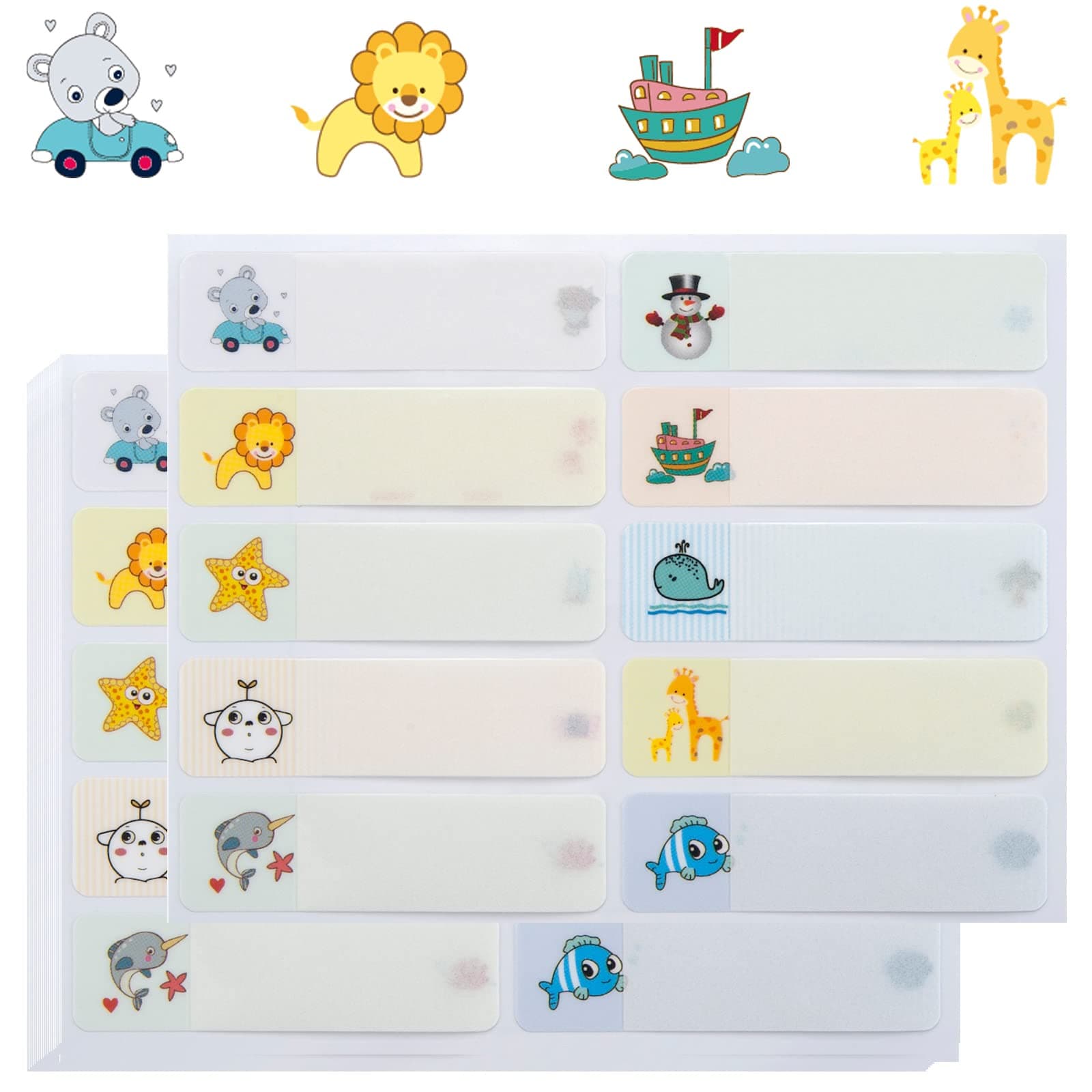 200 Name Stickers for Kids School Suplies