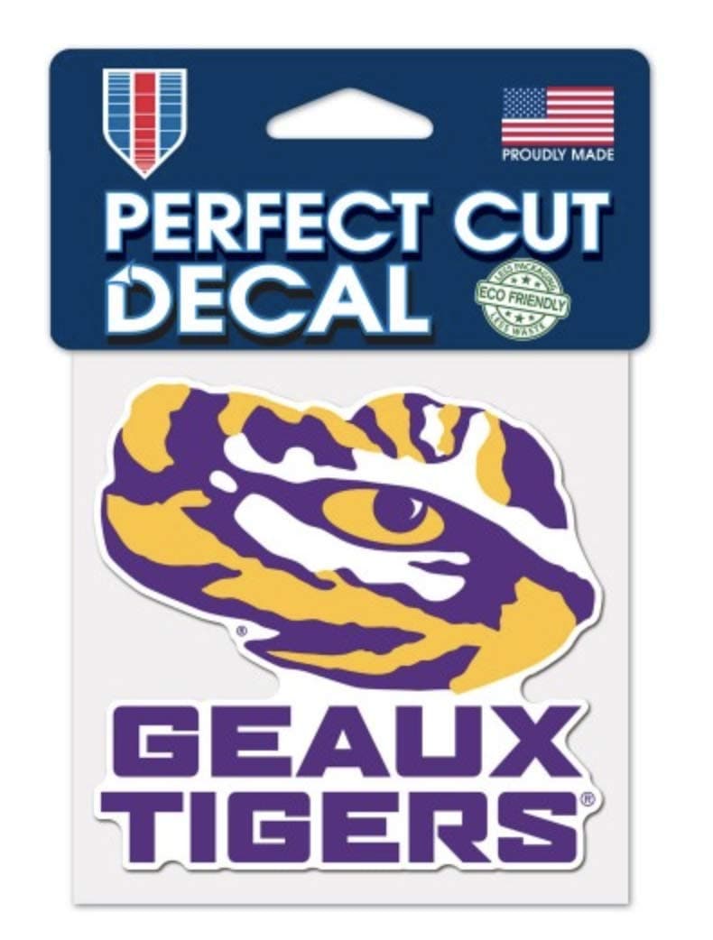WinCraft NCAA Louisiana State University LSU Tigers 4''x4'' inch Decal
