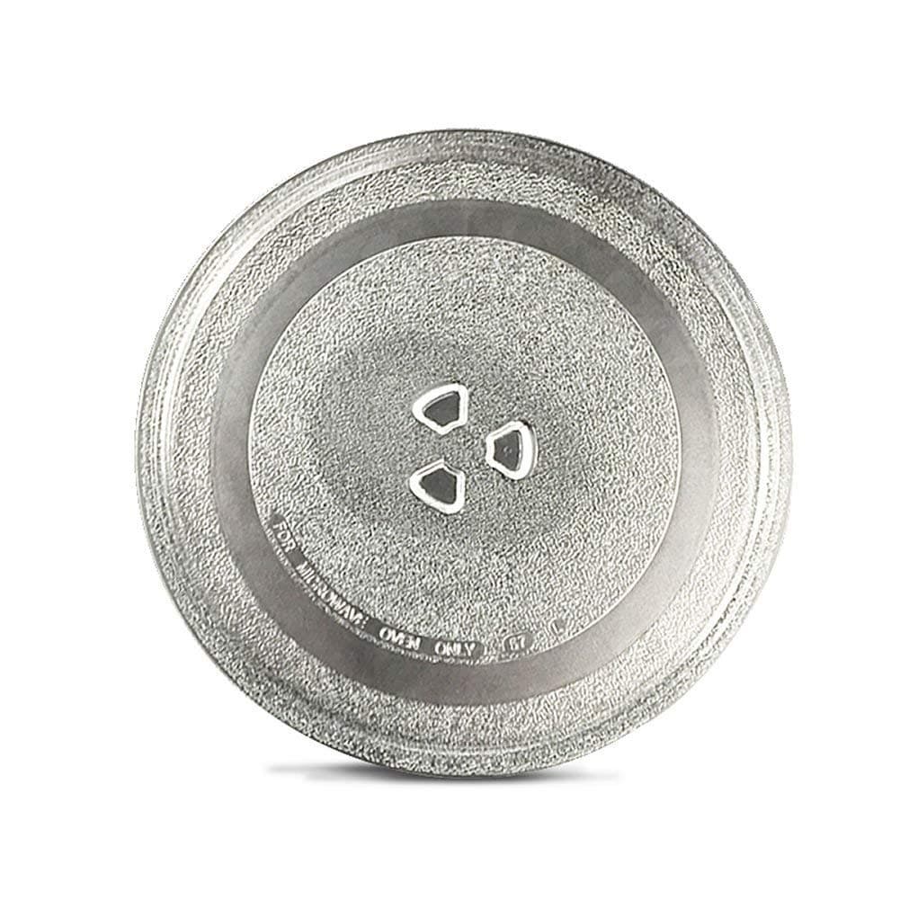 Replacement Turntable Glass Tray for 17L, 19L, 20L and 21L Capacity Microwave Ovens, Round Transparent Plate