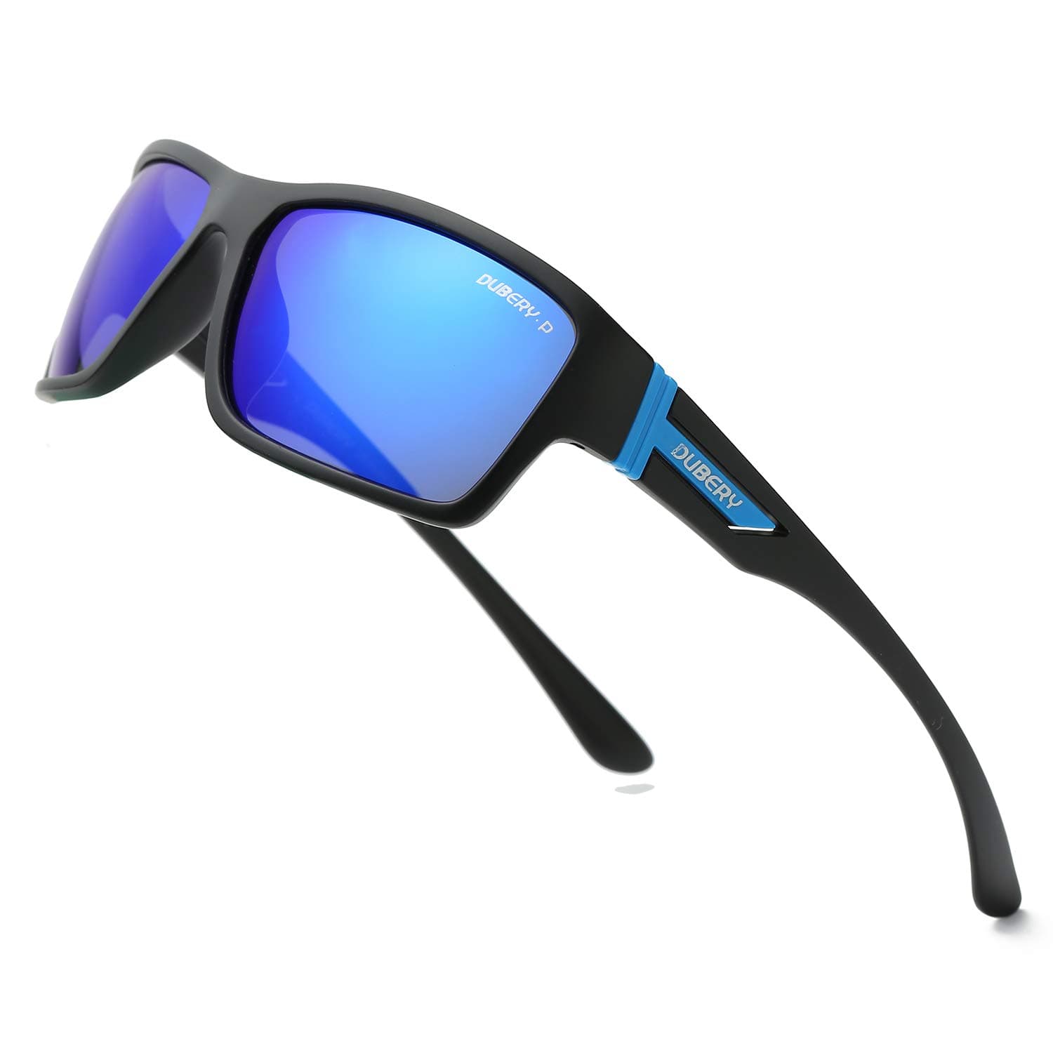 DUBERY Polarized Sports Sunglasses Driving glasses Shades for Men Unbreakable Frame for Cycling Glasses for baseball D2071