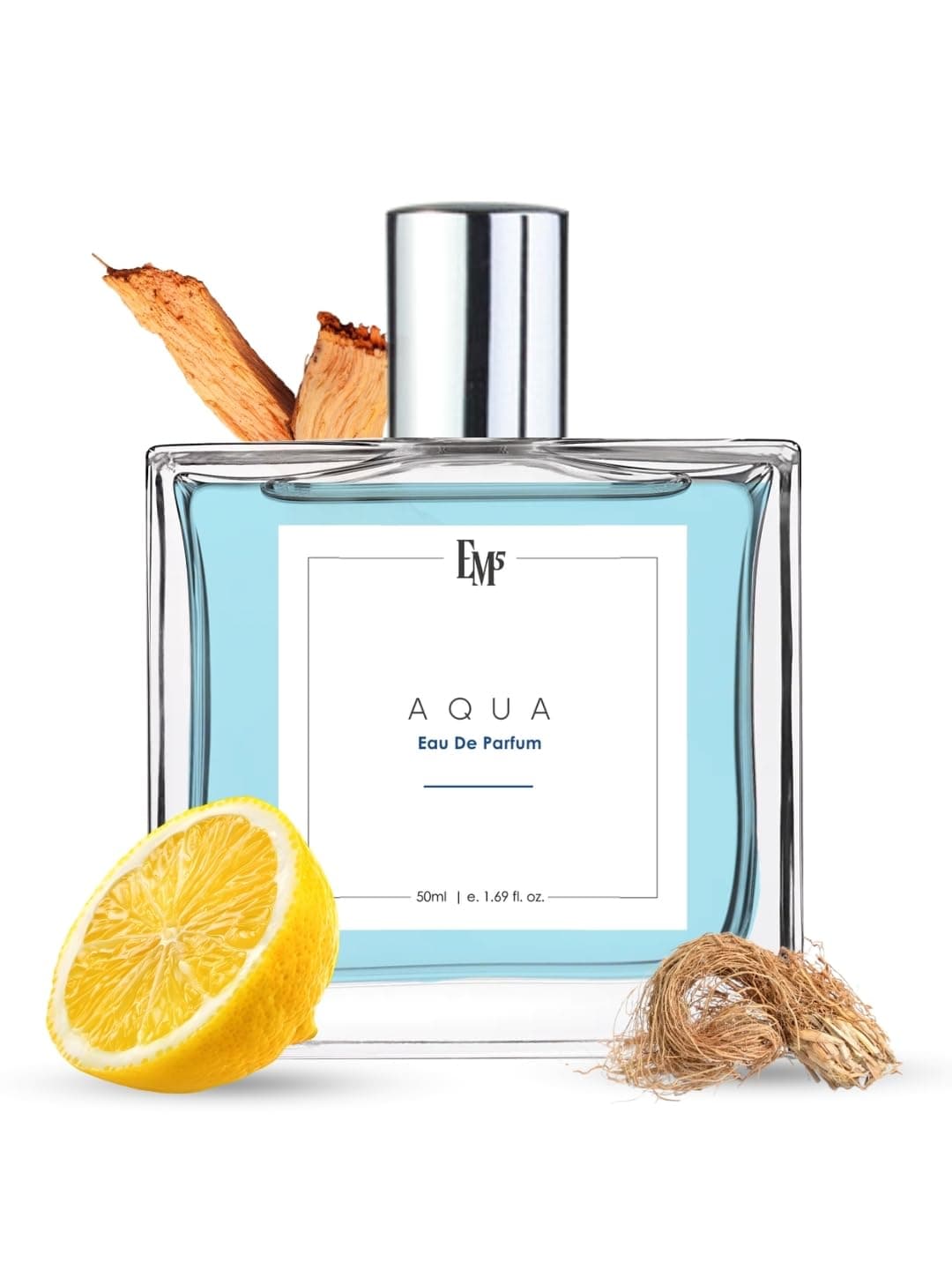 EM5 Aqua EDP Perfume Spray for Men | Aromatic Fresh Spicy Accords | Strong and Long Lasting Fragrance | Luxury Gift for Him