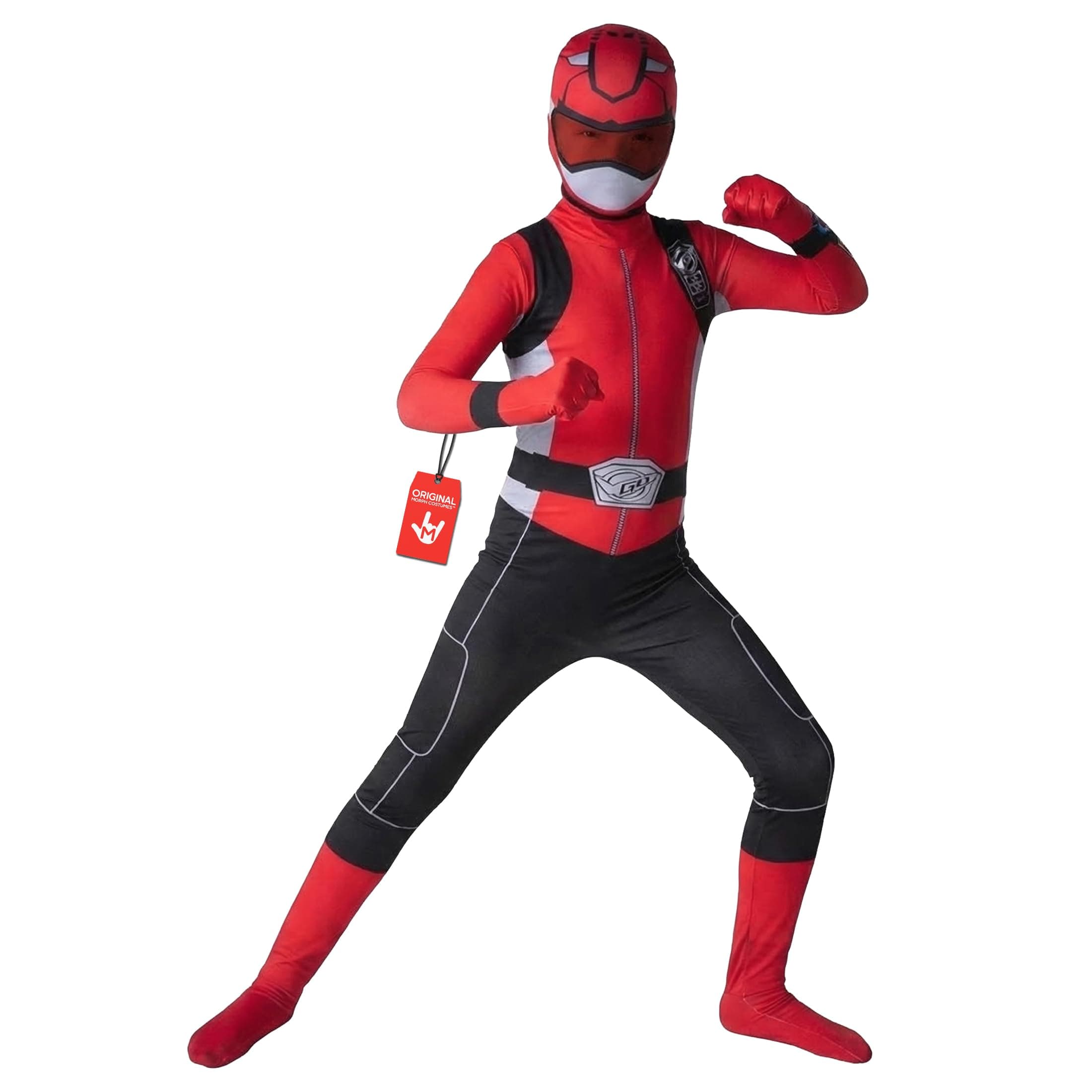 Morphsuits Red Power Ranger Costume Kids, Power Rangers Morpher, Power Rangers Costume Kids