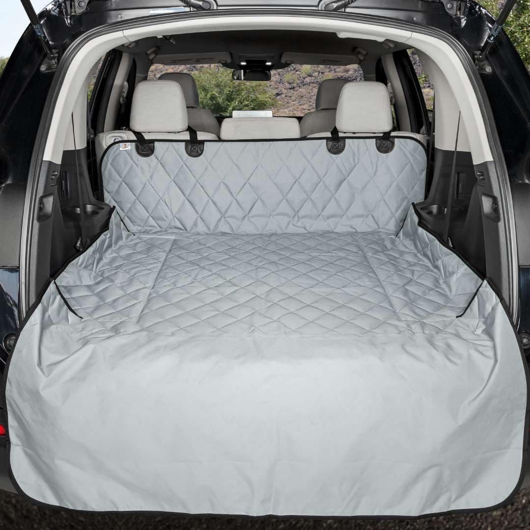 SUV Cargo Liner for Dogs – Dog Trunk Cover – Heavy-Duty, Waterproof Pet Seat Protector – Durable Cargo Liners for Dogs – USA-Based Company - Extra Large (Grey)