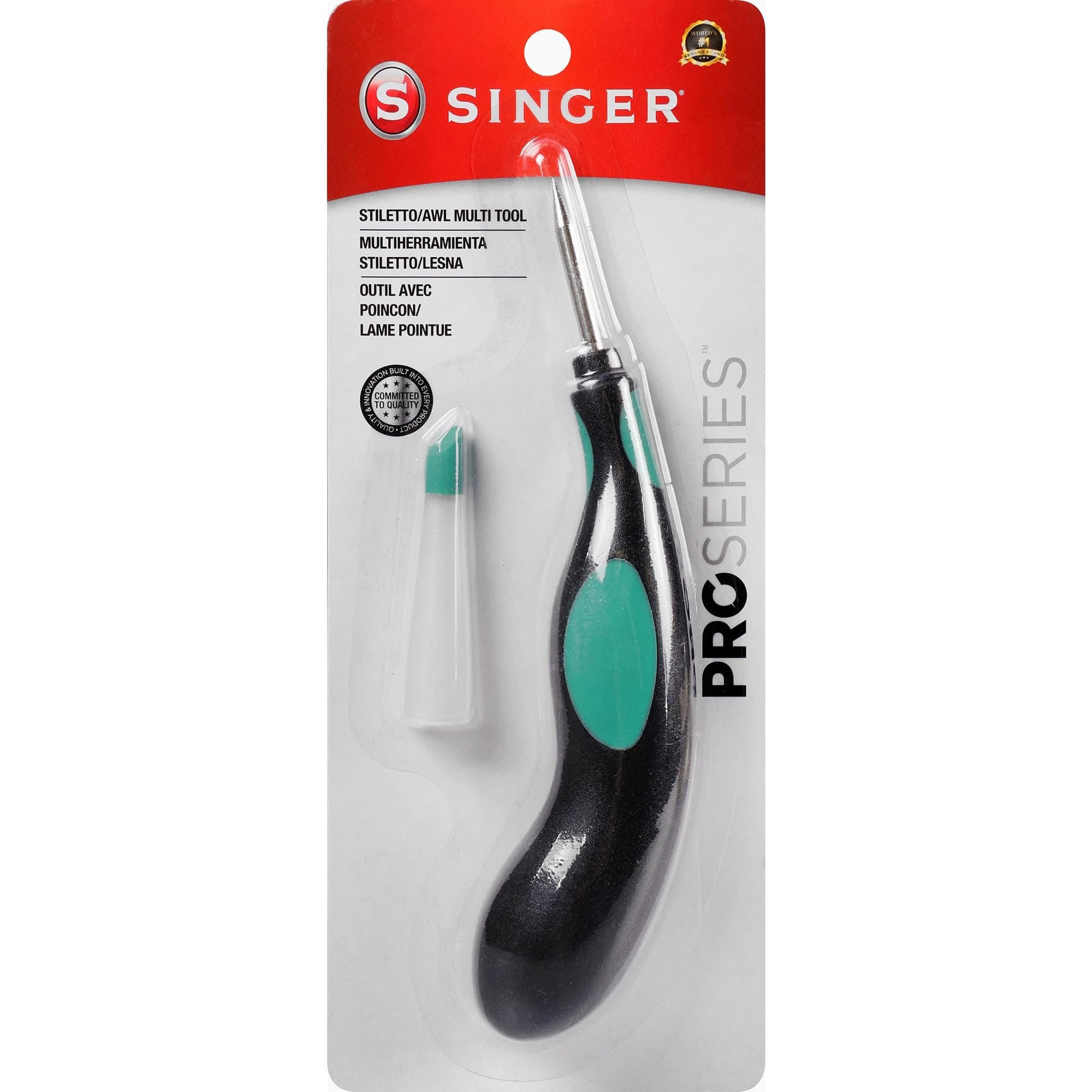 Singer57344 ProSeries Sewing Multi-Tool Stilletto Awl, Teal