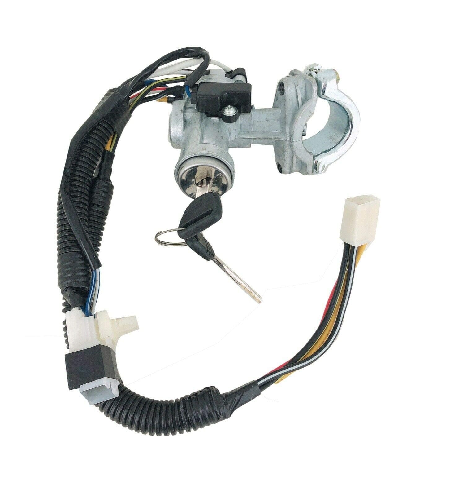 Golden Selection Ignition Steering Switch Lock + Lock Cylinder Tumbler with 2 Keys with Wire Compatible With 1988-1991 Honda Civic CRX 1.6L 1.5L L4 US-662 35100-SH5-A02 35100-SH3-A01 35100-SH3-A02