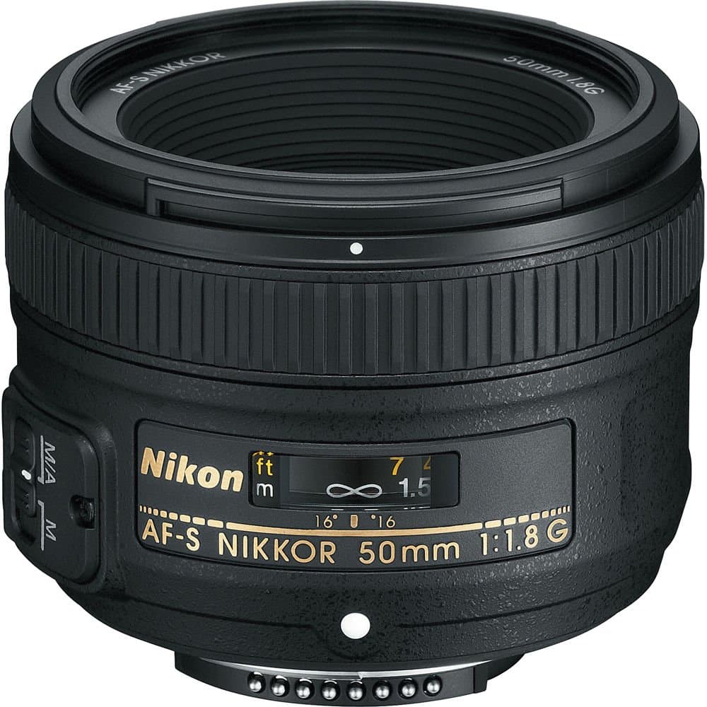 AF-S FX NIKKOR 50mm f/1.8G Lens with Auto Focus for Nikon DSLR Cameras
