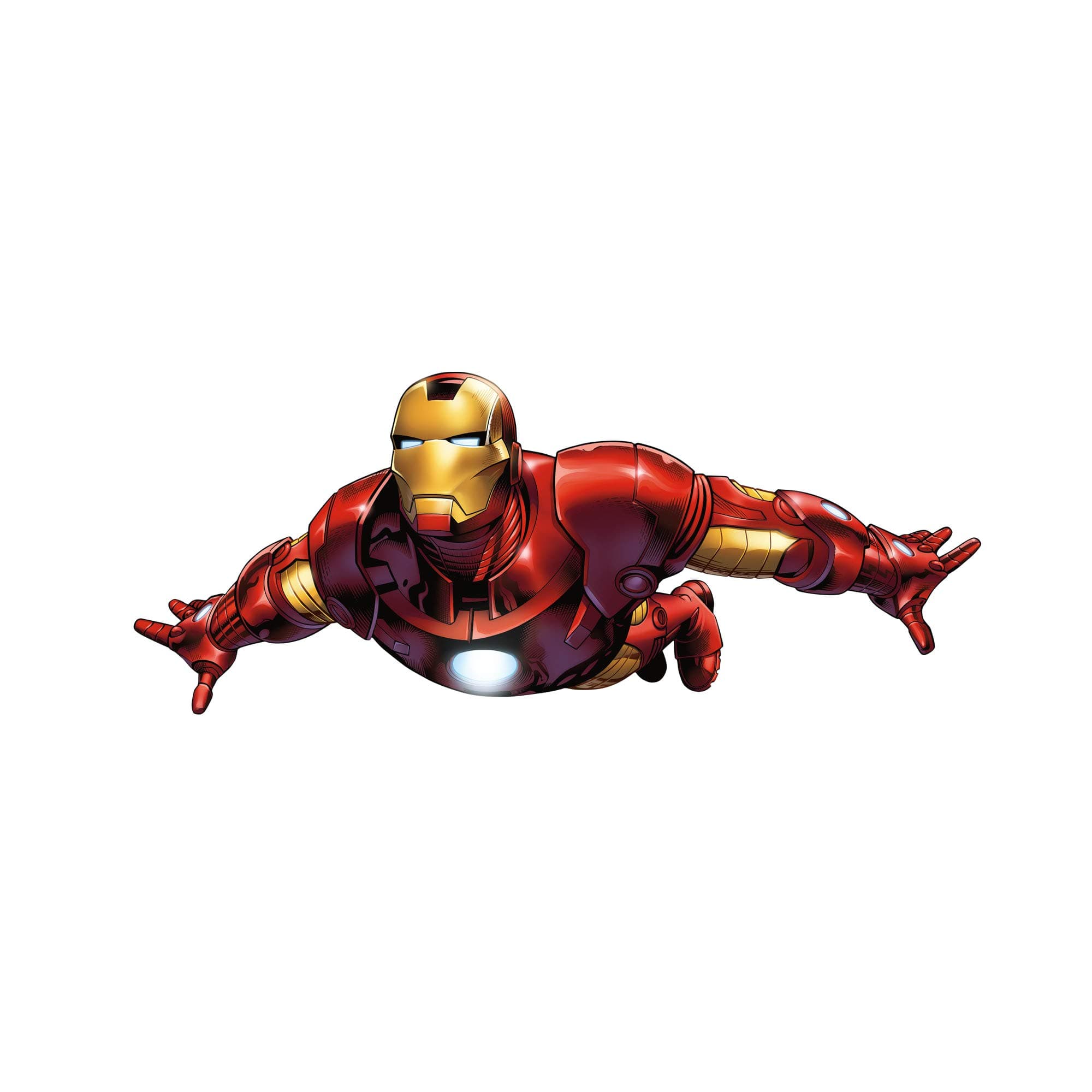 Fathead Iron Man: Flying-Avengers Assemble-Life-Size Officially Licensed Marvel Removable Wall Decal