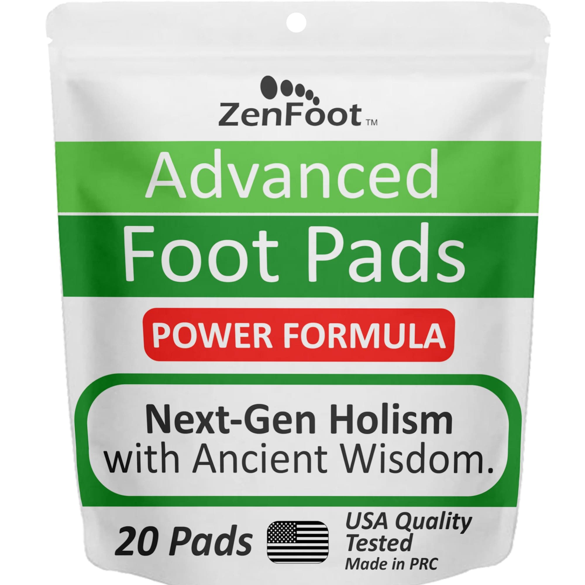 Advanced Foot Pads: Zeolite, Turmeric Curcumin & Ginger Formula | Effective & Natural | Premium Foot Patches 20 Pack