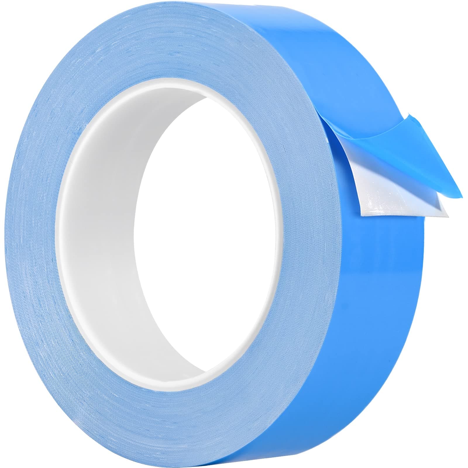 Thermal Adhesive Tape, 25m x 30mm x 0.20mm Double Side Thermal Tapes Cooling Heatsink Pad Apply to LED, IGBT IC Chip Computer CPU GPU Modules MOS Tube SSD Drives