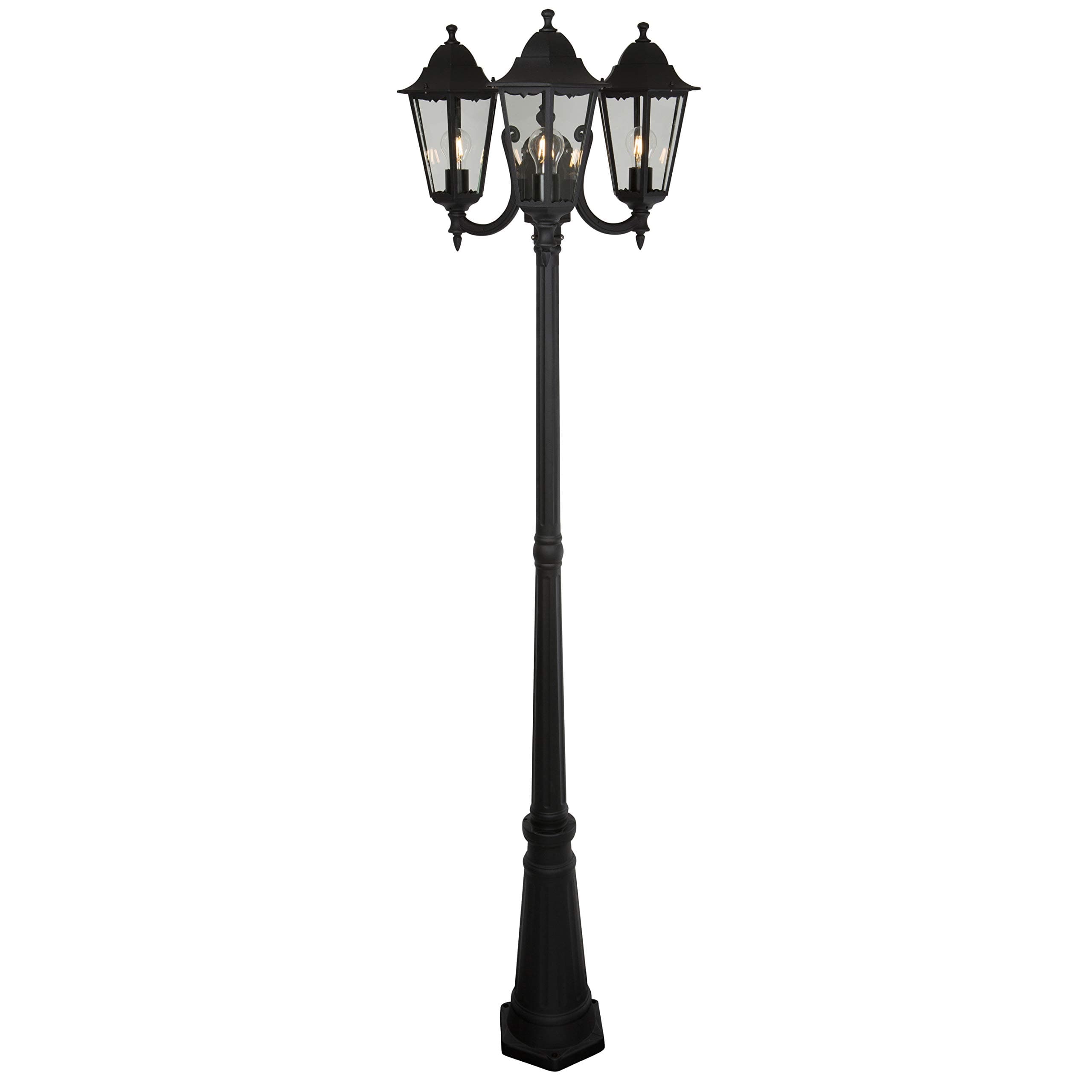 Smartwares 10.009.15, Aluminium, E27 (Edison Screw), Black, 220 cm