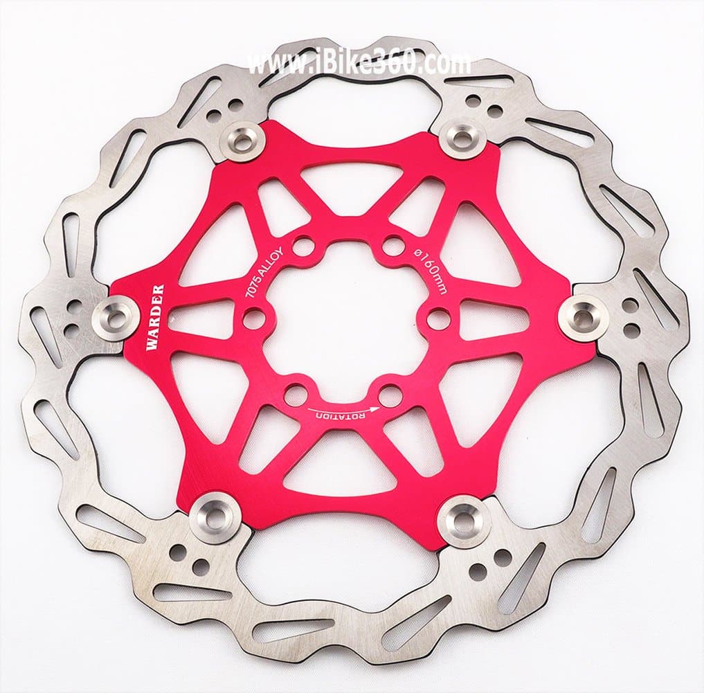 MTB Disc Brake Rotor, Mountain Bike 160mm Floating Brake Disc Rotors MTB Floating Disk Brake Rotor