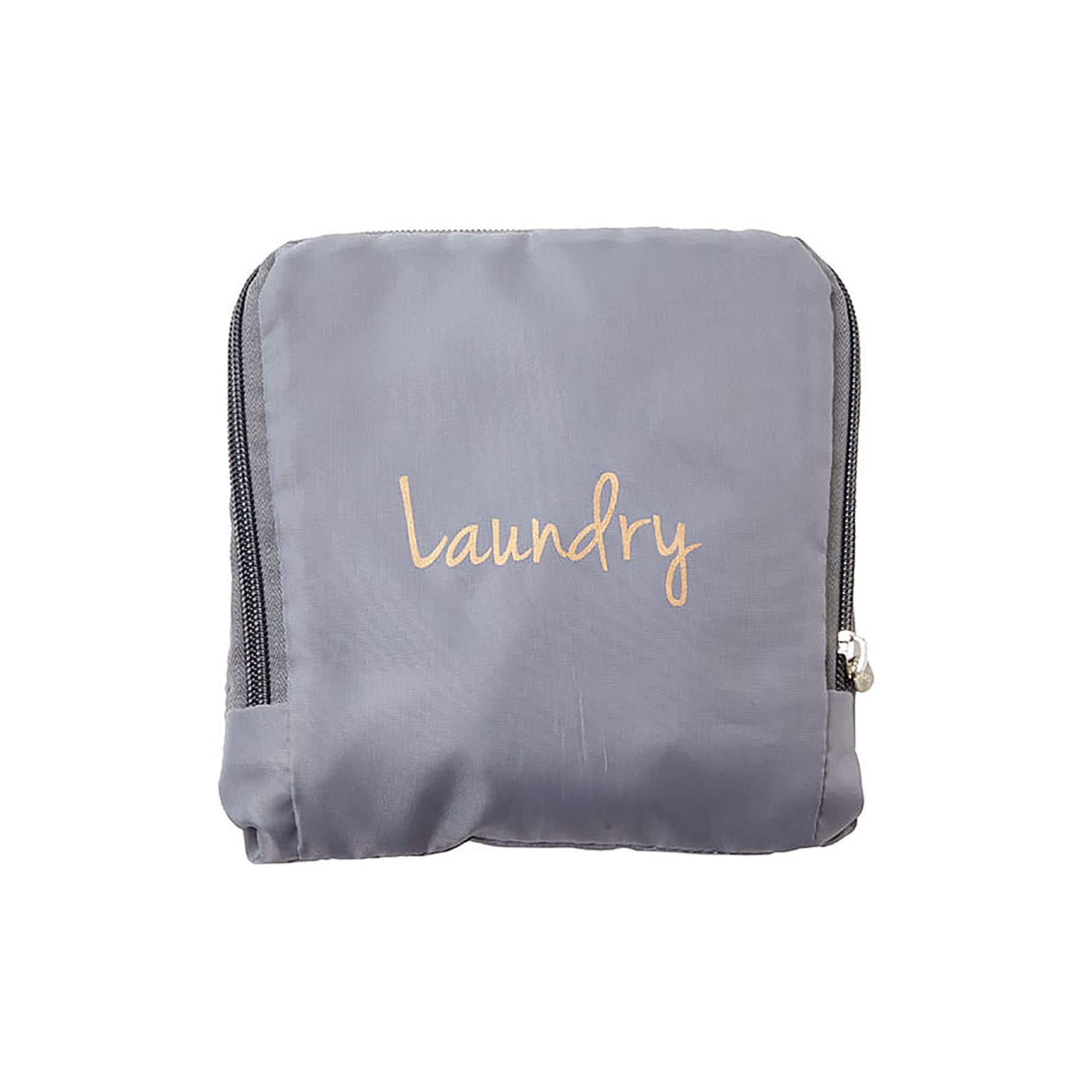 MIAMICANeon Laundry Bag, Grey/Gold, One Size, Miamica Laundry Bag, Assorted Styles