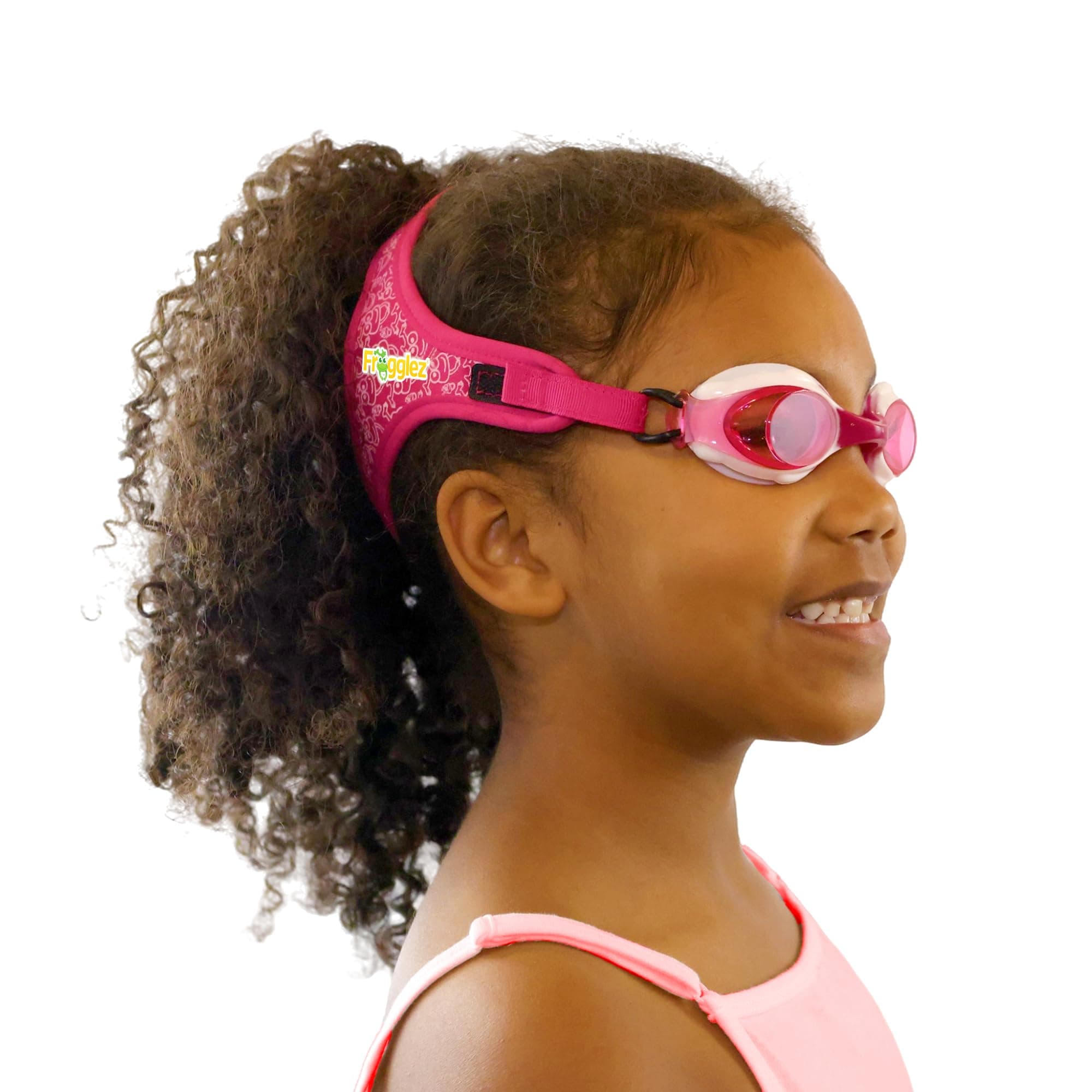 Frogglez Anti-Fog Swimming Goggles for Kids under 10 (Ages 3-10) Recommended by Parents Premium Pain-Free Strap