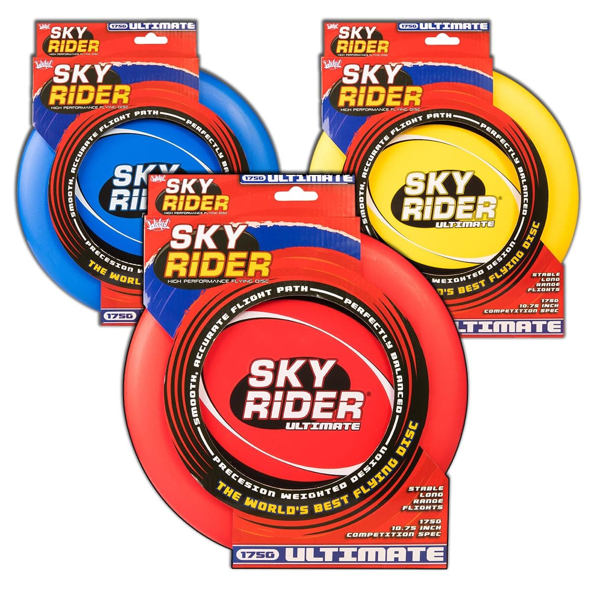 Wicked Sky Rider Ultimate from Vision | High Performance Flying Disc | 175g Precision Weighted for Ultimate Frisbee