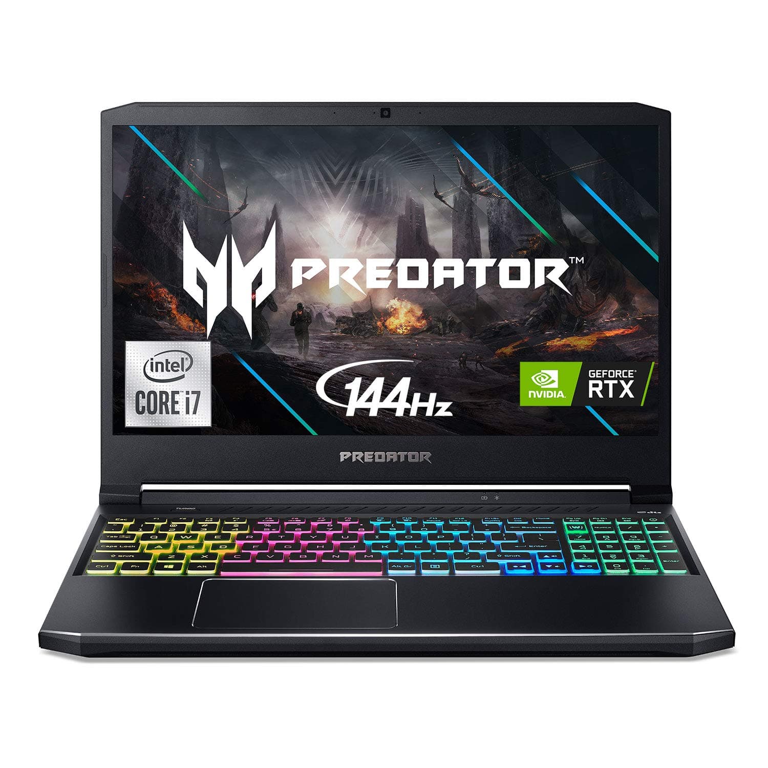 Acer Predator Helios 300 Gaming Laptop, Intel i7-10750H, NVIDIA GeForce RTX 3060 Laptop GPU, 15.6" Full HD 144Hz 3ms IPS Display, 16GB DDR4, 512GB NVMe SSD, WiFi 6, RGB Keyboard, PH315-53-71HN