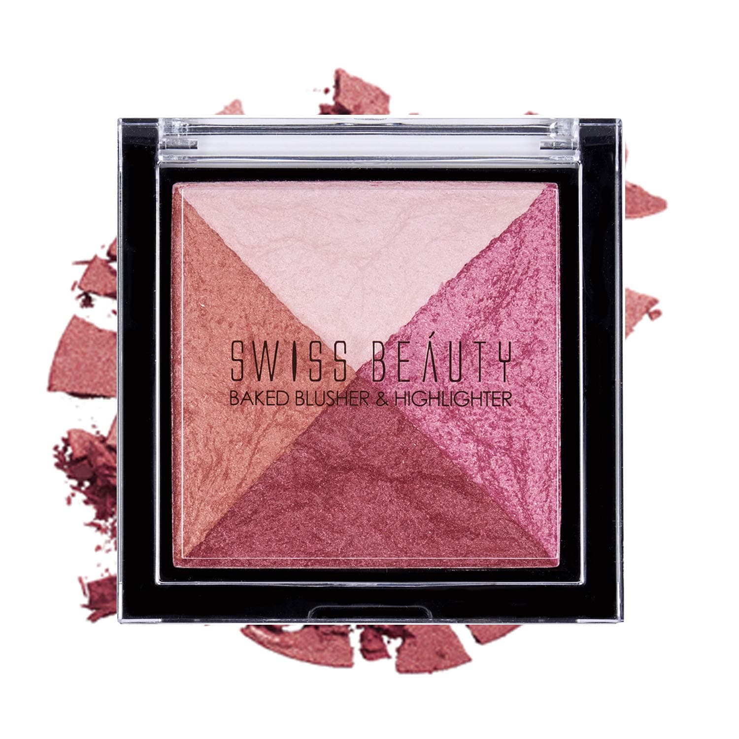 Swiss Beauty Baked Blusher And Highlighter 02