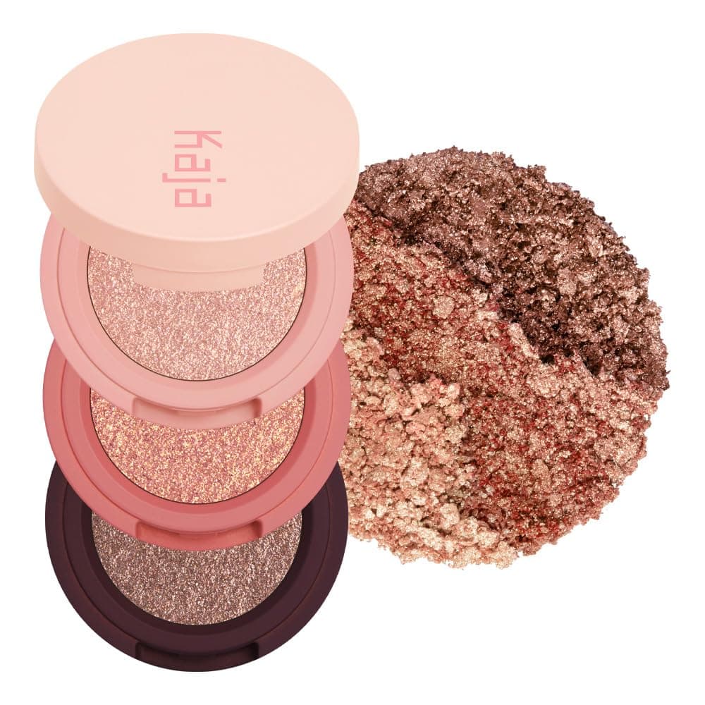 Beauty Bento Eyeshadow Trio - Orange Blossom - 3 in 1 Mosaic Chrome Shimmer Matte Eye Shadow Palette - Long Lasting Blendable Pigmented Vegan Cruelty Free Compact Makeup