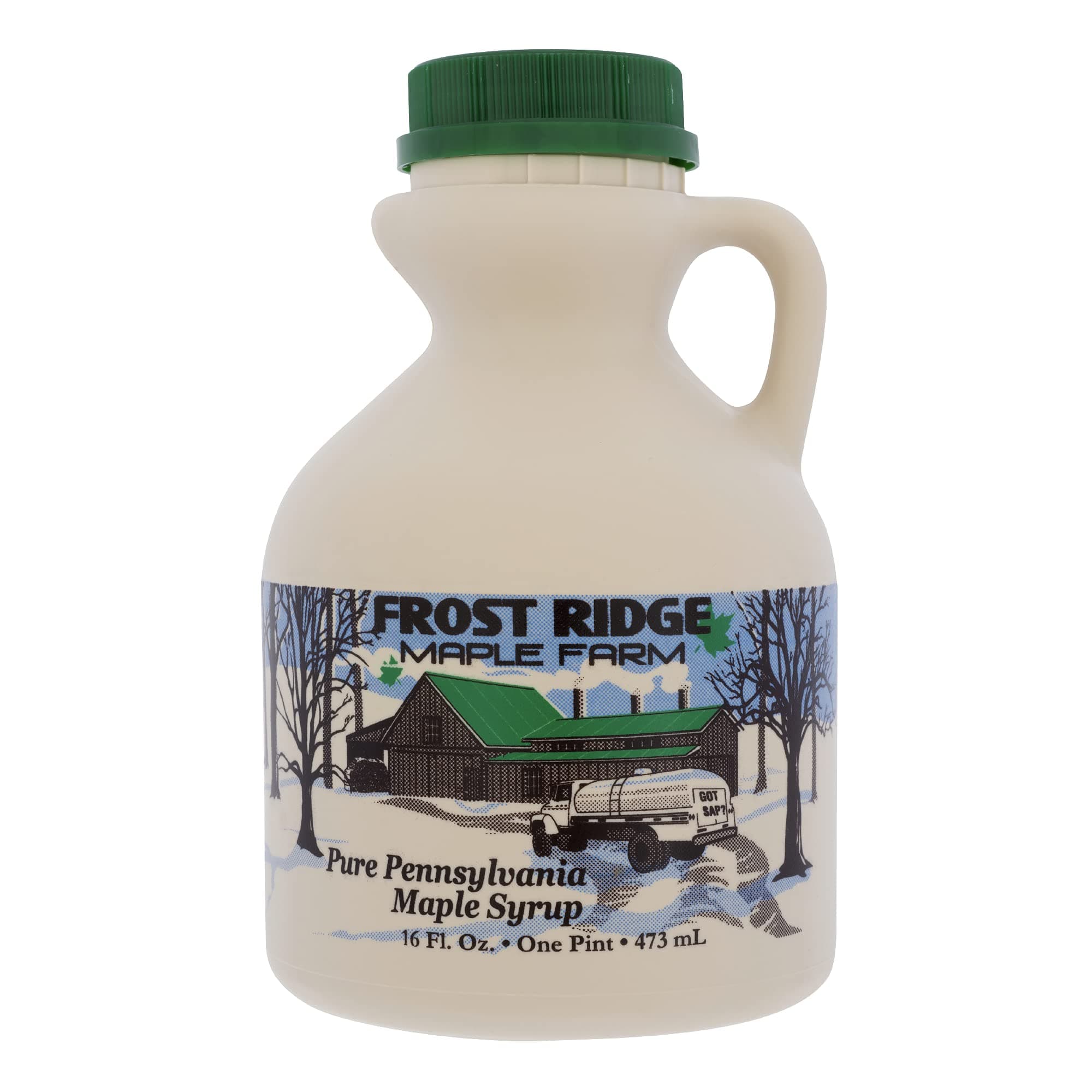 Frost Ridge Maple Farm, Organic Maple Syrup, Grade A, Pint (16 FL Oz), Dark Robust (formerly Grade B)