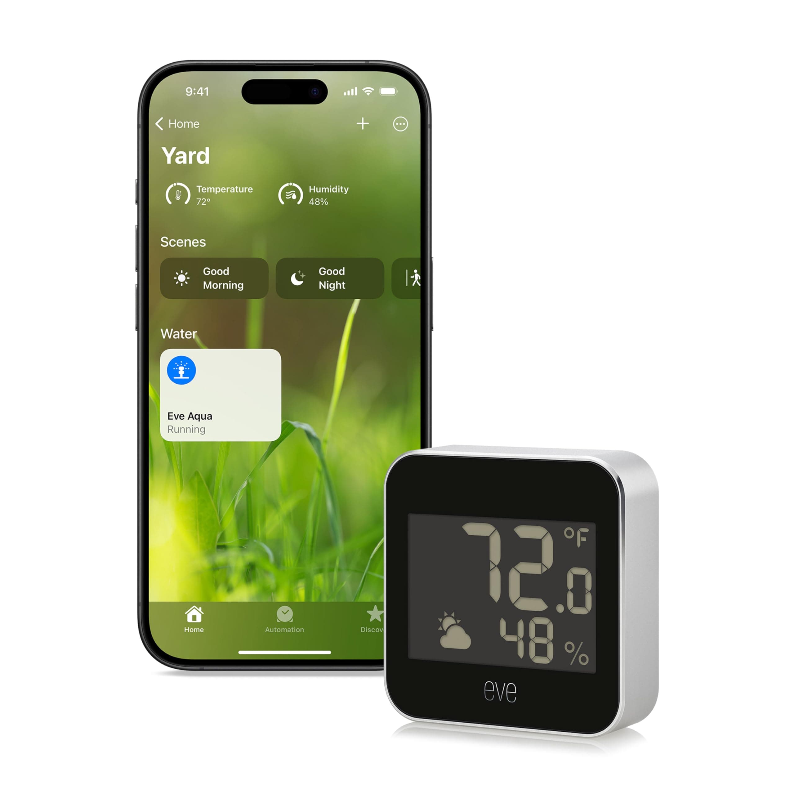 Weather (Matter) – Smart Weather Station for Temperature, Humidity, Weather Trend, IPX4 Water Resistance, Display, Wireless, Siri Voice Access, Requires Thread Border Router