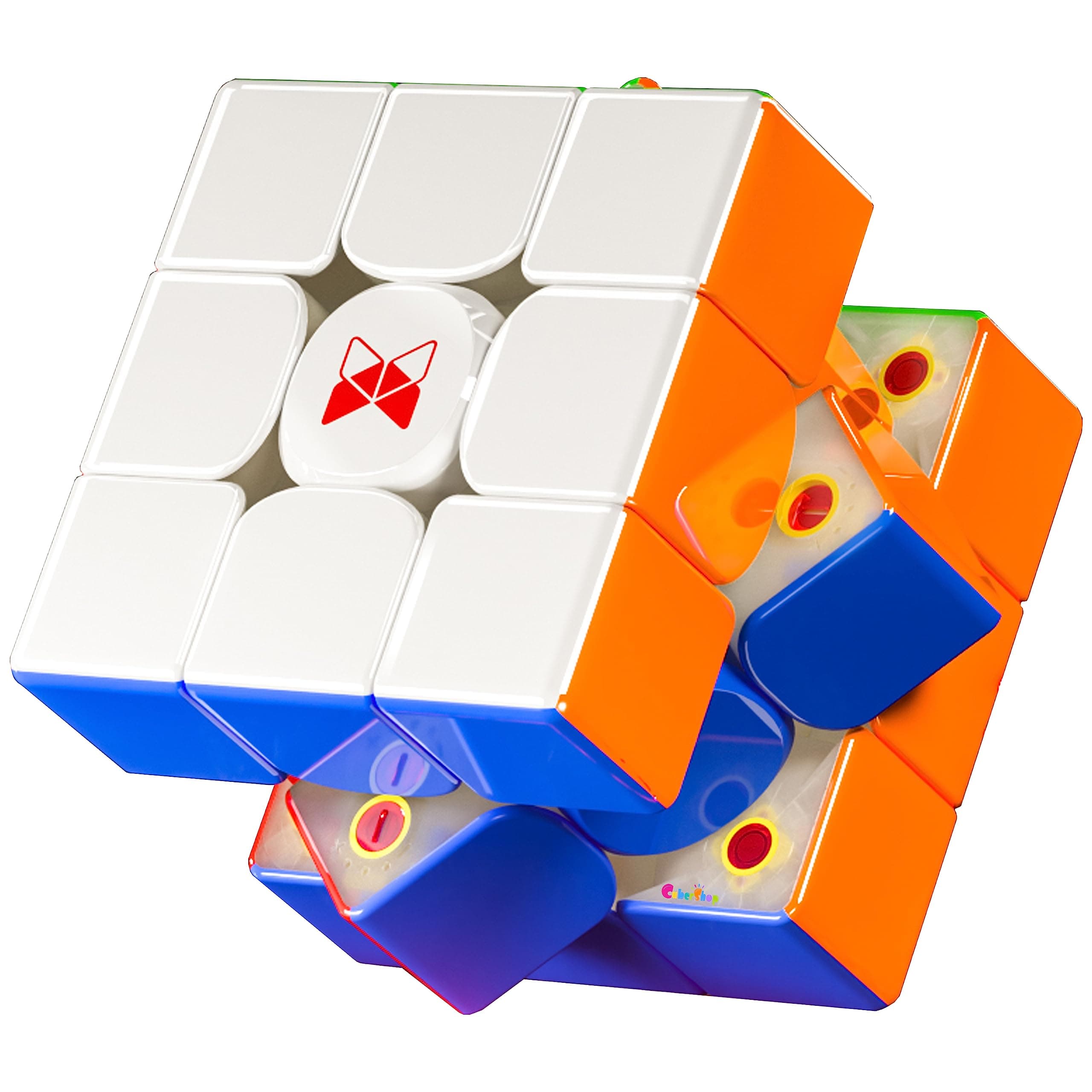 CuberShop QY X Man Tornado V3 M UV Coated (Pionero with MagLev), 2023 New 3x3 Speed Magnetic Cube, QY Tornado V3 Pioneer UV, 3x3x3 Smooth Fast Speed Cube Magic Clothes