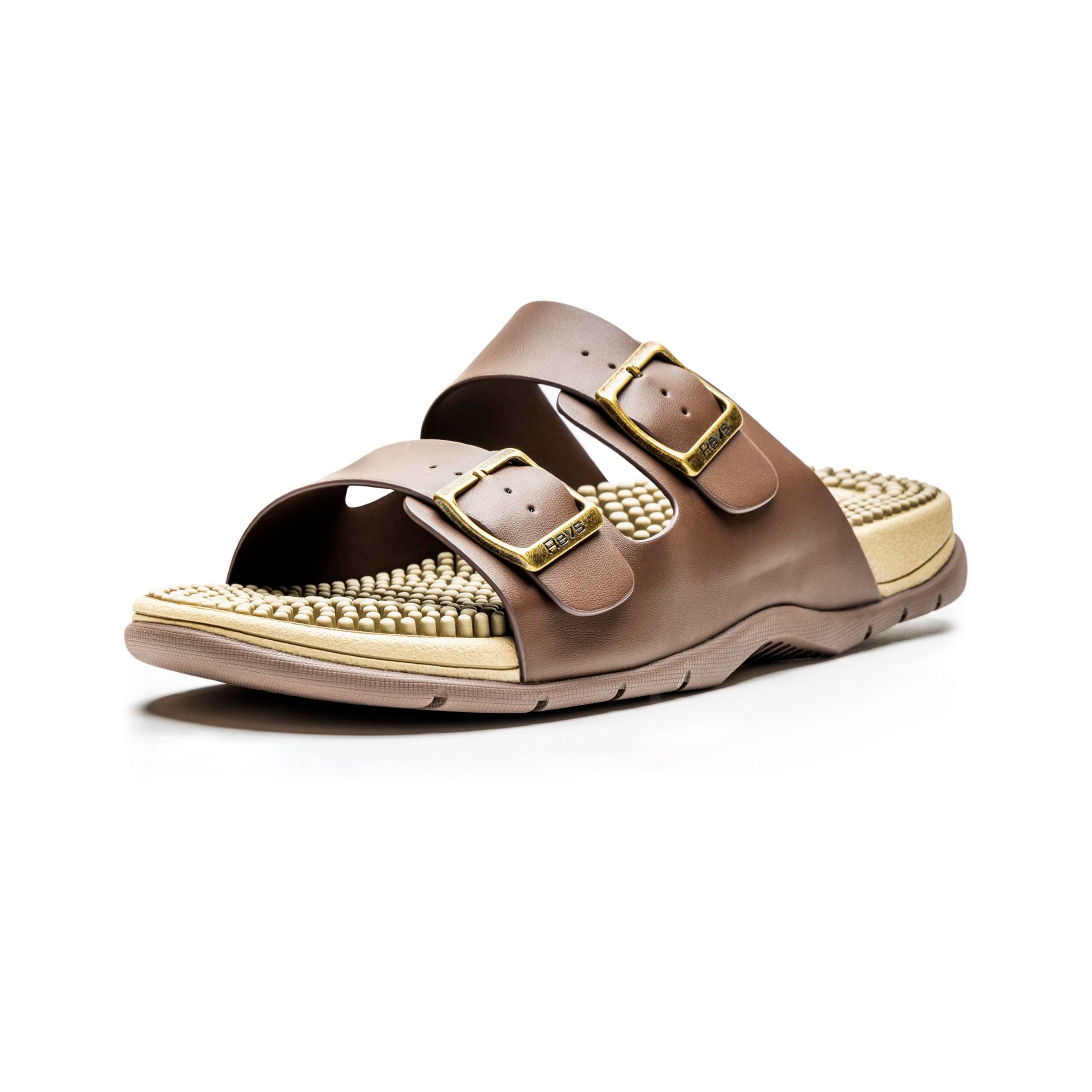 Revs Premium Acupressure & Reflexology Massage Sandals. Vegan, Shock Absorbing, Cushion Sole, Orthotic Arch Support. Take Control of your health, invest in for physical and mental longevity