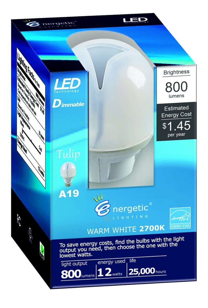 Energetic Lighting ELE12D-AWF-VB LED 12-Watt A19 Dimmable Lamp