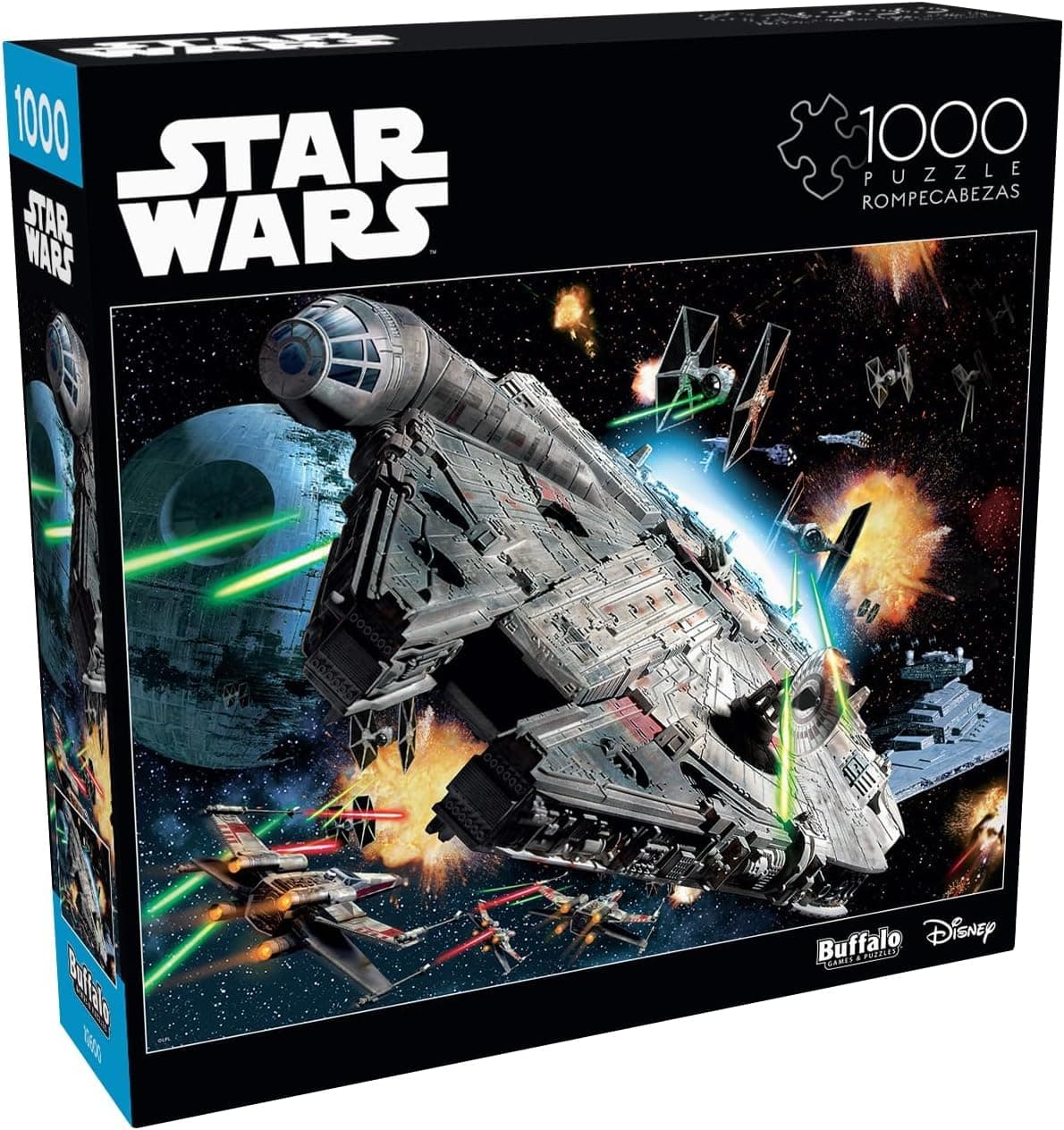 Buffalo Games - Star Wars - Punch It! - 1000 Piece Jigsaw Puzzle for Adults Challenging Puzzle Perfect for Game Nights - Finished Size 26.75 x 19.75