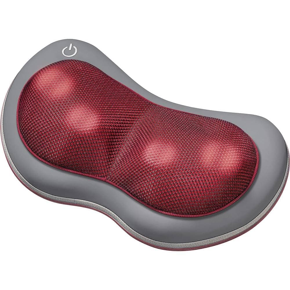 MG 149 Massager, Electronic Neck Back Neck Massage Pillow with 4 Shiatsu Massage Heads and Heat Function for Office and Home