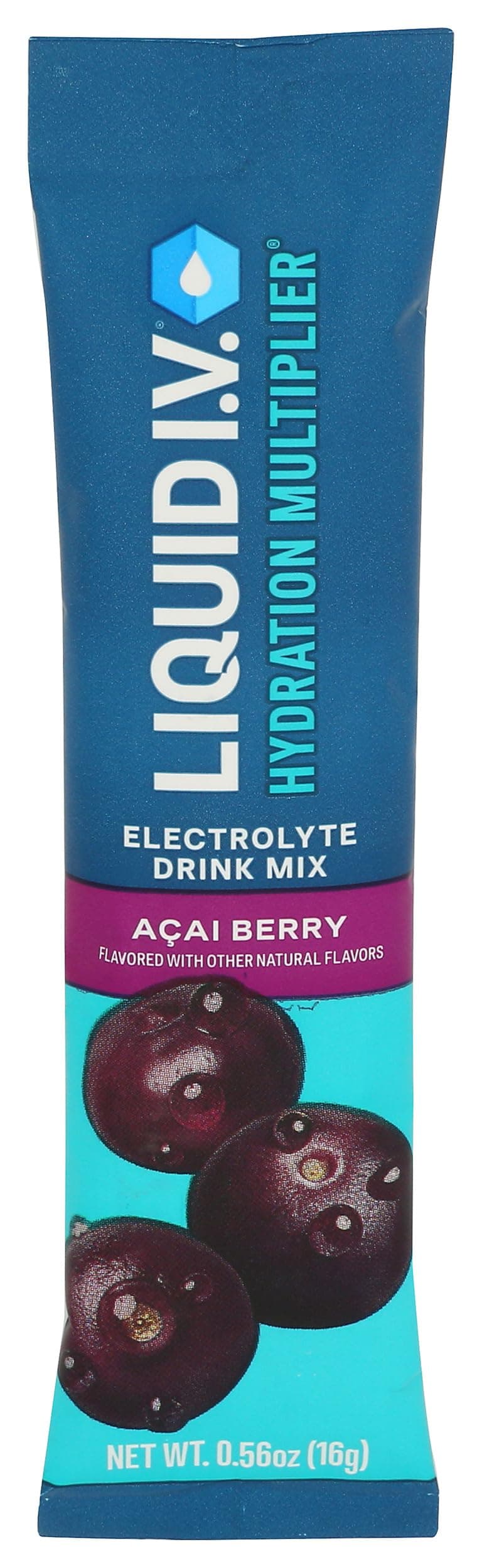 Liquid I.V. IV Acai Berry Hydration Drink Mix Single, 0.56 OZ