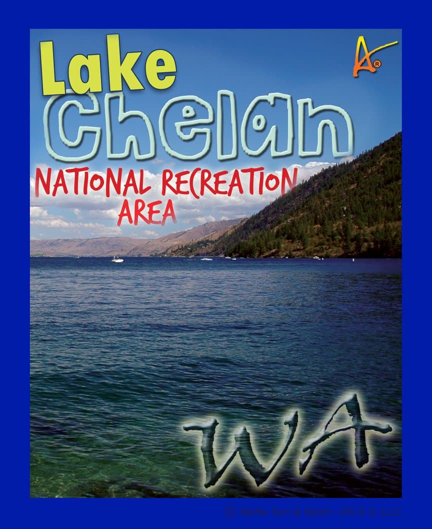 Best Ultimate Iron On Lake Chelan Travel Collectable Souvenir Patch -National Parks & Monuments Souvenir Postcard Type Quality Photos Graphics - Lake Chelan