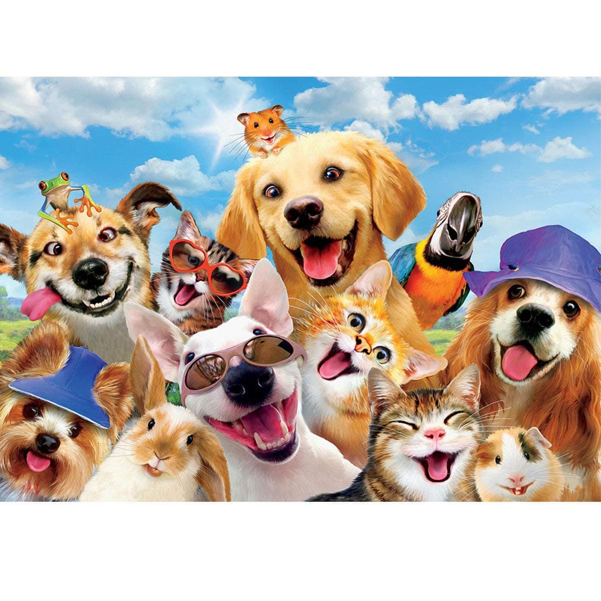 Diamond Painting Kit for Adults,5D Diamond Painting Full Drill Dog Diamond Embroidery Pictures Arts Craft Home Wall Decor 16x12 inch(30x40cm)