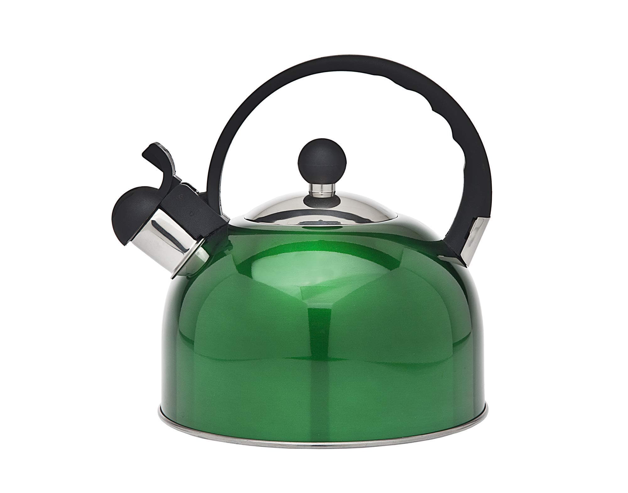 Tea Kettle Stainless Steel Whistling Teapot - 2.5 Liters, Jade