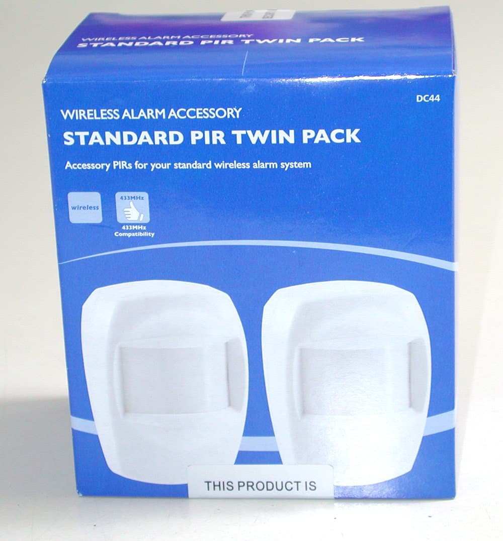 Novar Friedland Twin Pack Dc44 Wireless Pir Additional Sensors Compatible With 433Mhz Wireless Control Panels Such As Dwf1 Intruder Alarm