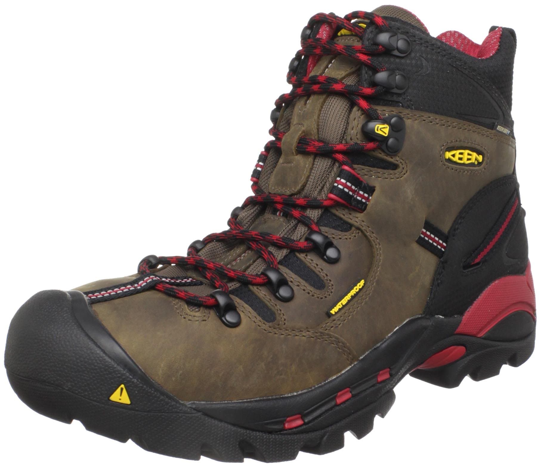 Men's Pittsburgh 6" Leather Waterproof Steel Toe Work Boots
