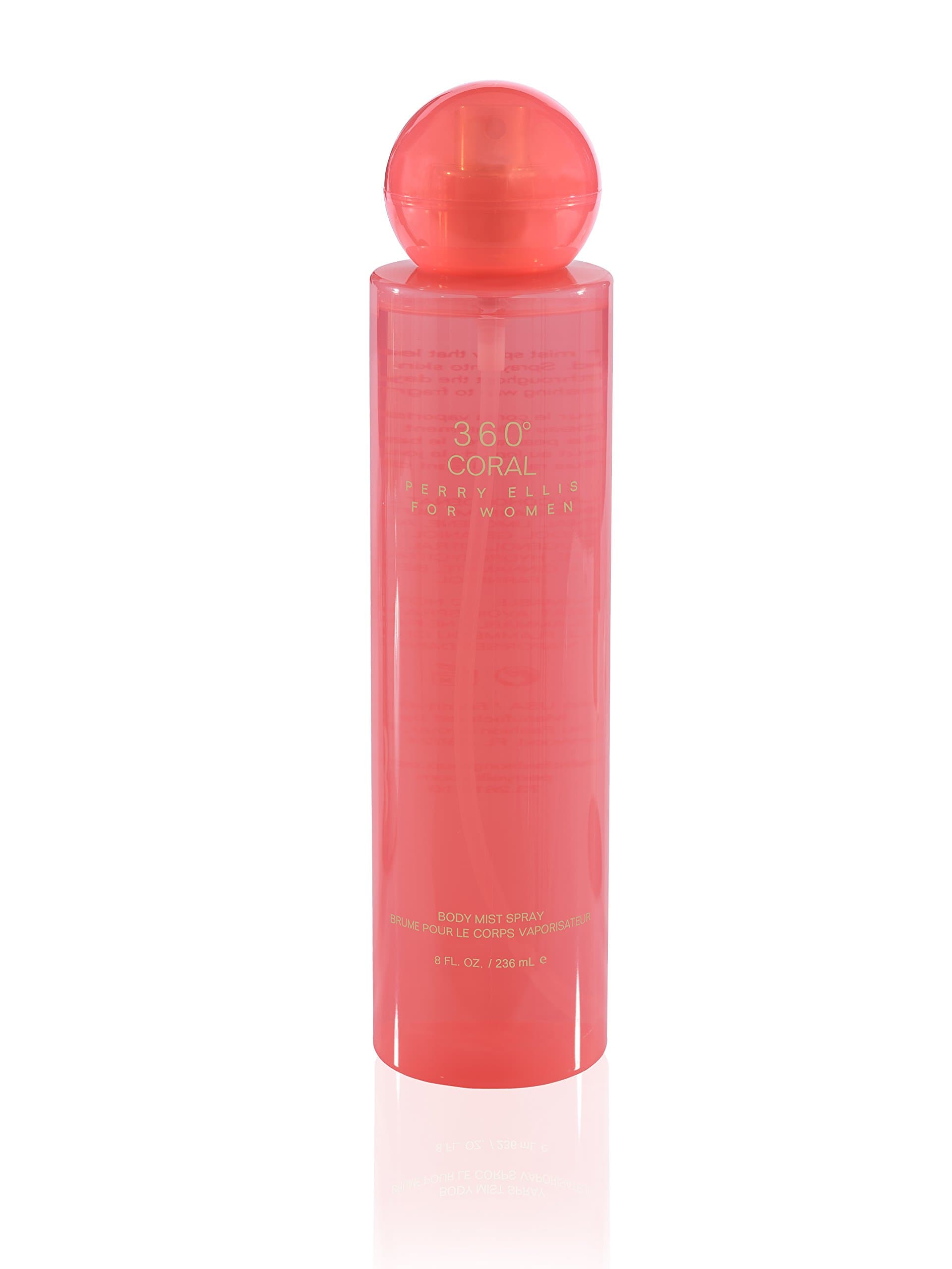 360 Coral By Perry Ellis Body Mist 8 Oz