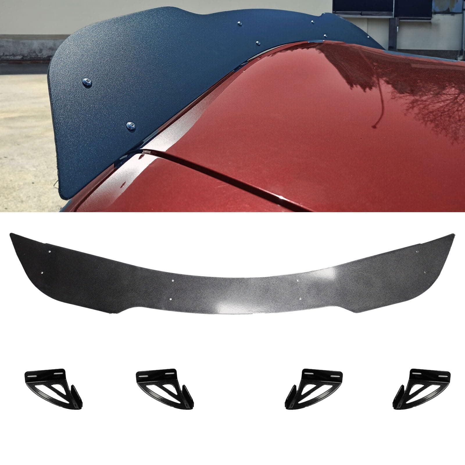 Miata MX-5 NA NB Aggressive Ducktail Spoiler Duckbill Trunk Wing MK1 MK2 MK2.5 (NB MK2 MK2.5)