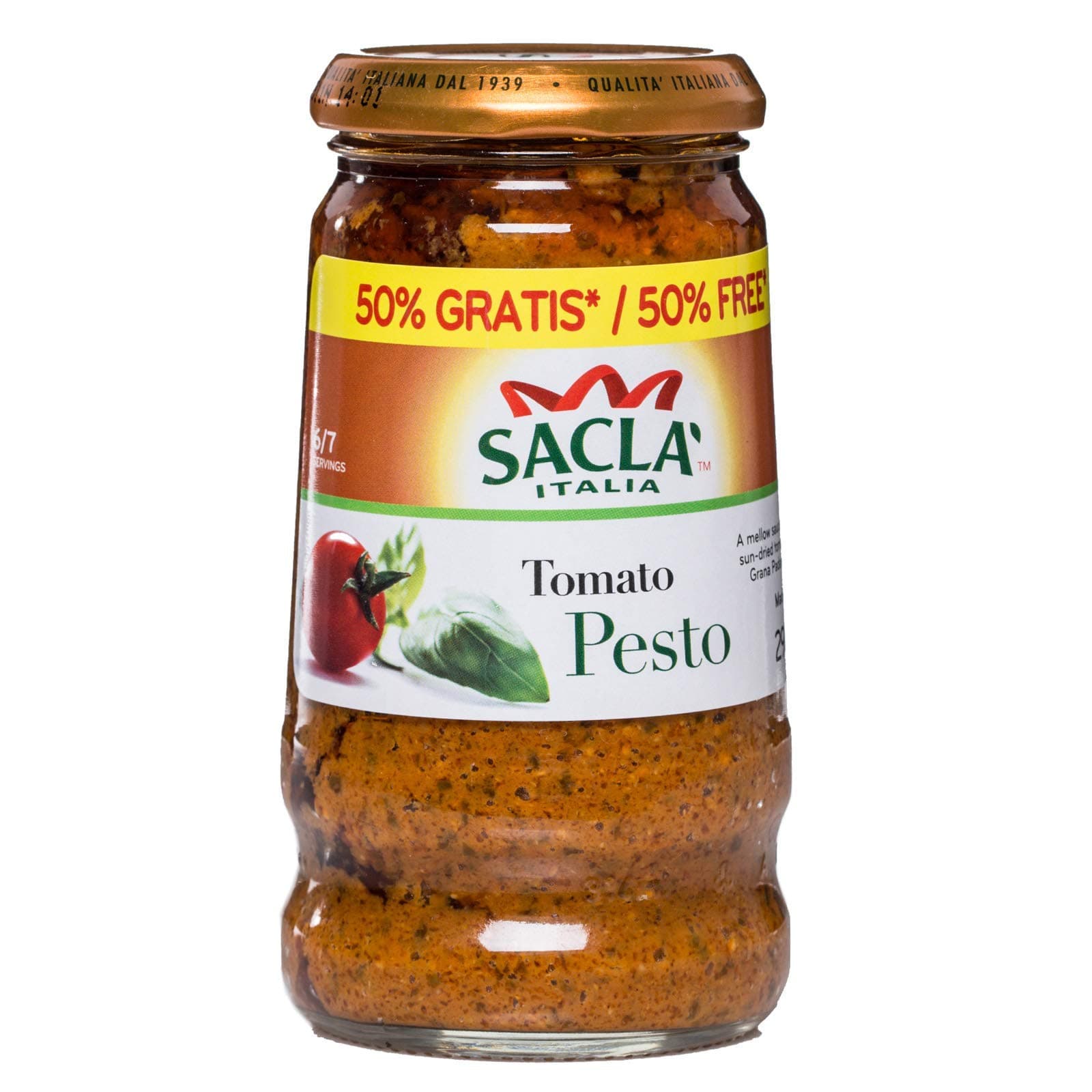 Sacla Red Pesto 50% Free 290 Gm