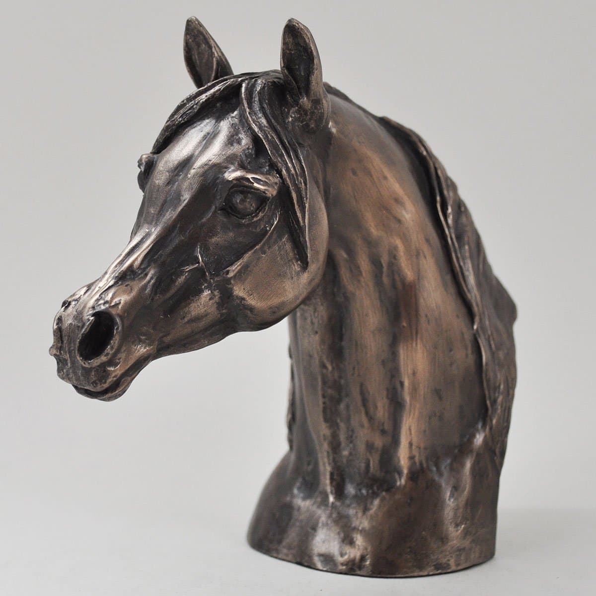 Harriet Glen Bronze Horse Arab Stallion Banir Signed