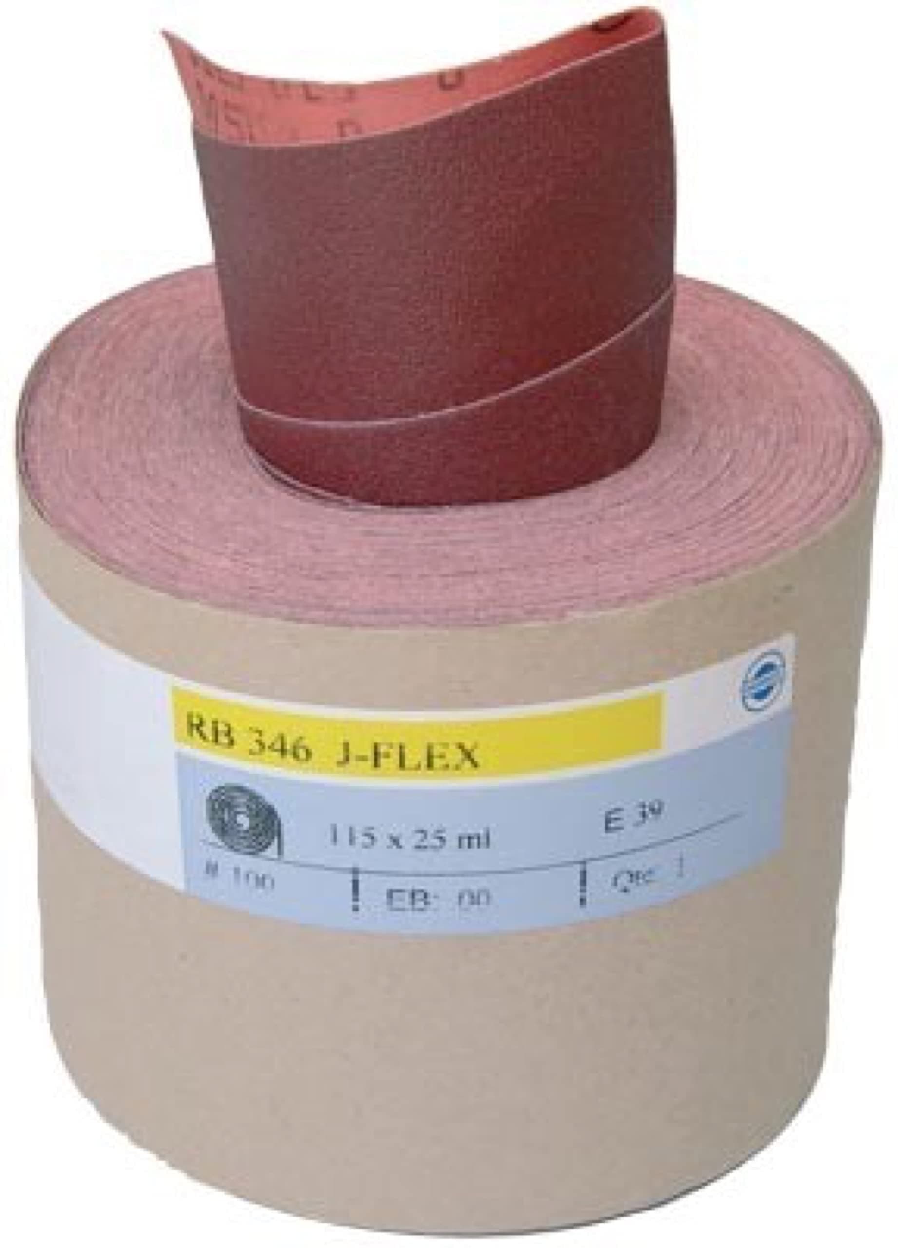 Hermes PLA30247 Rb 346 J-Flex Abrasive Cloth Roll 150 Grit 115 x 25 m-6152873