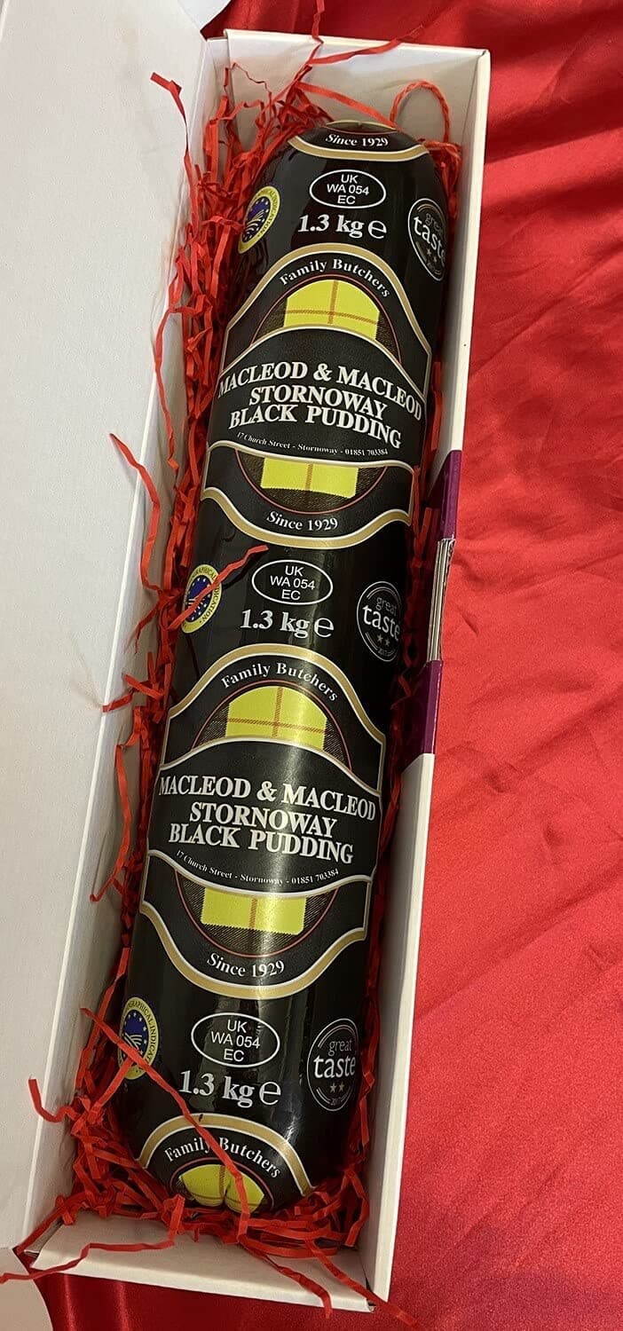 The Original MacLeod and MacLeod Stornoway Black Pudding in a Gift Box