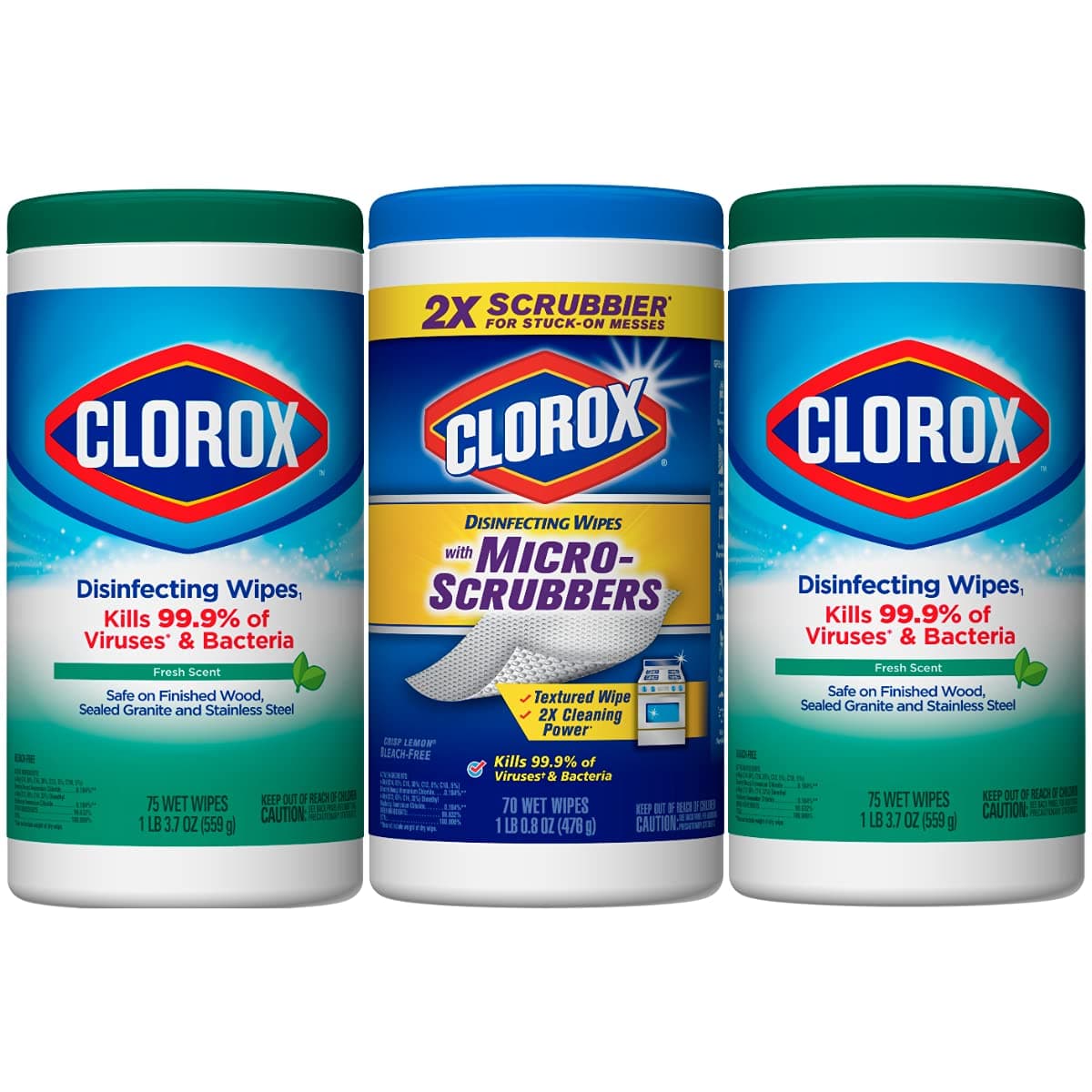 CloroxWipes, Pack of 3, Package May Vary