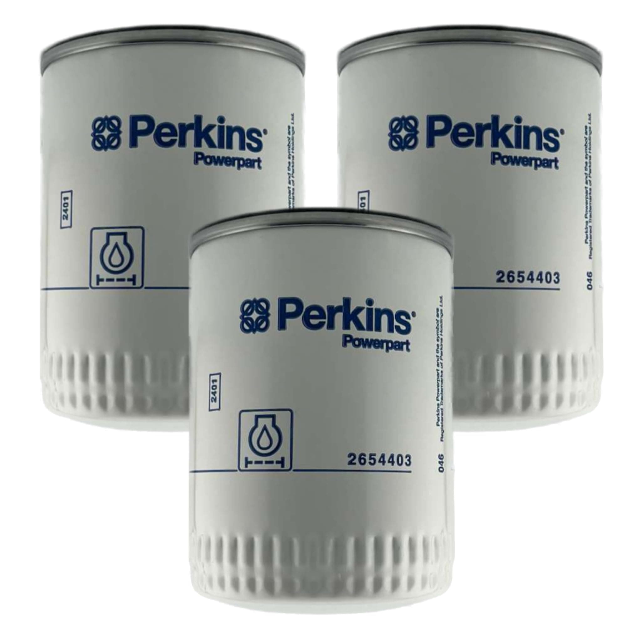 2654403 Perkins Oil Filter (Pack of 3)