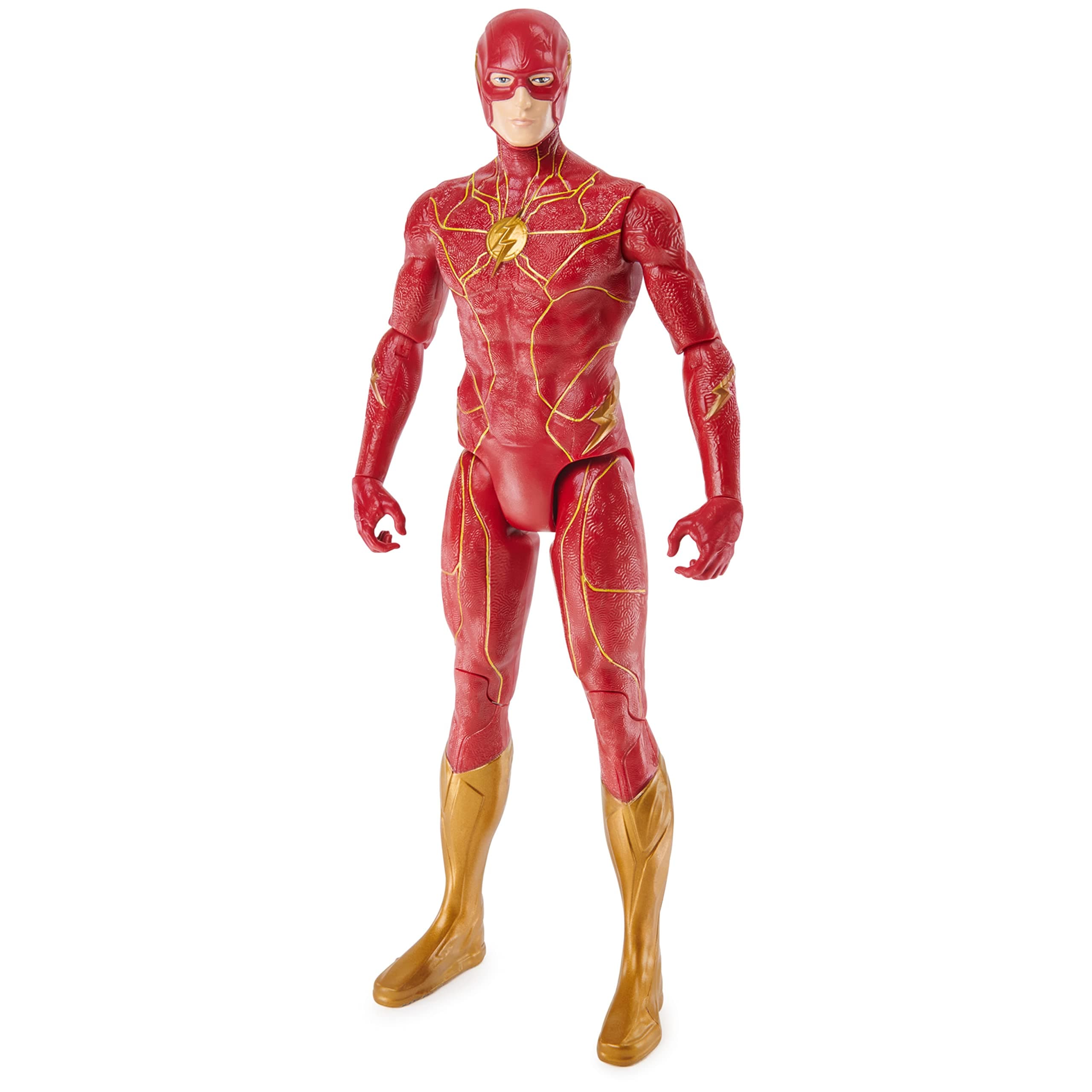 The Flash Action Figure, 12-inch The Flash Movie Collectible, Kids Toys for Boys and Girls Ages 3 and up
