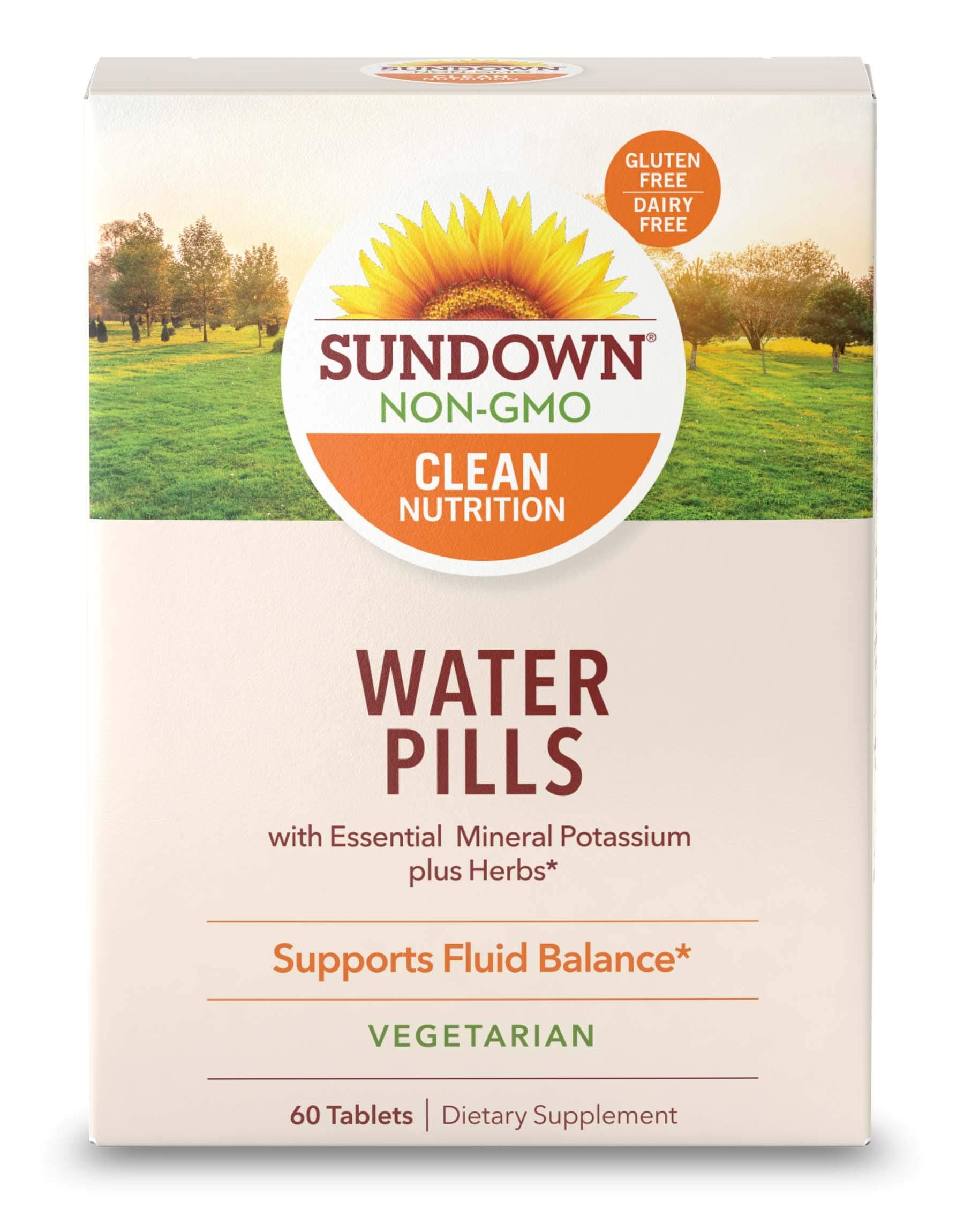 Sundown Naturals, Water Pills, 60 Tablets