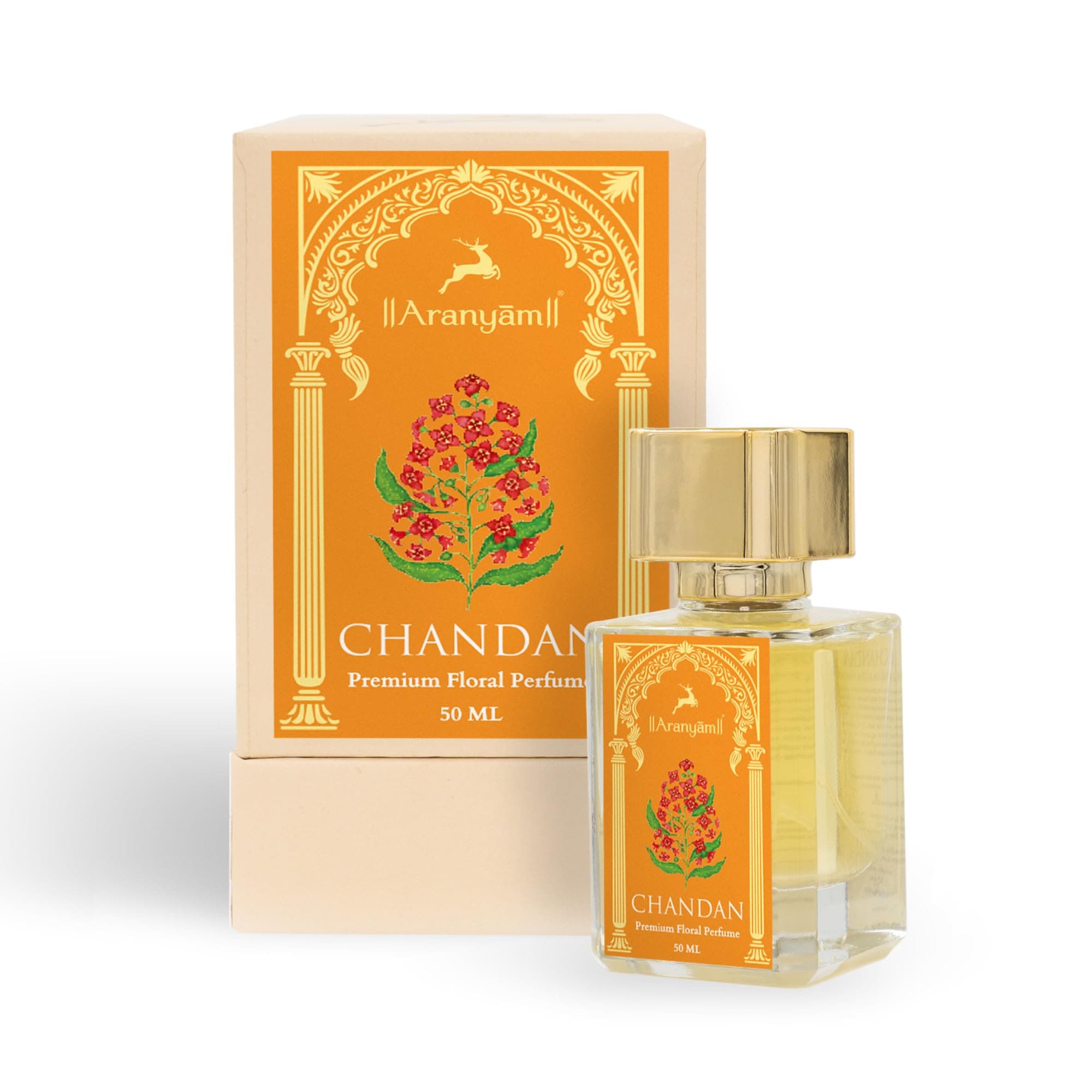 Aranyam Natural Sandal Perfume Intense Unisex Parfume with Long-Lasting Chandan (Sandalwood) Fragrance For Men & Women | Luxury Woody and Oriental Scent | Perfect for Gift