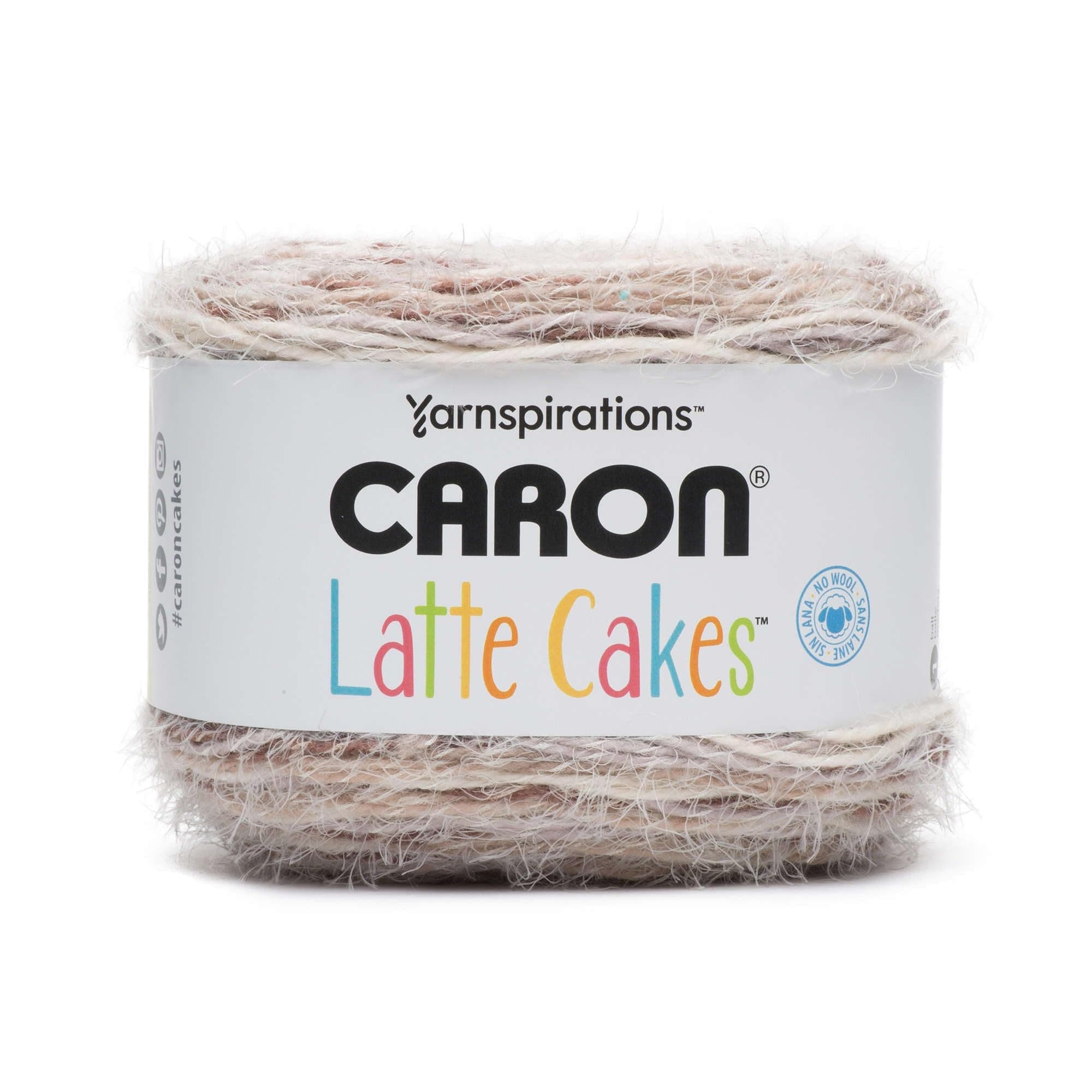 CaronLatte Cakes Self-Striping Yarn, 8.8 oz. / 250g, 530 Yards / 485 Meters (Coconut Cream 291222-22013)
