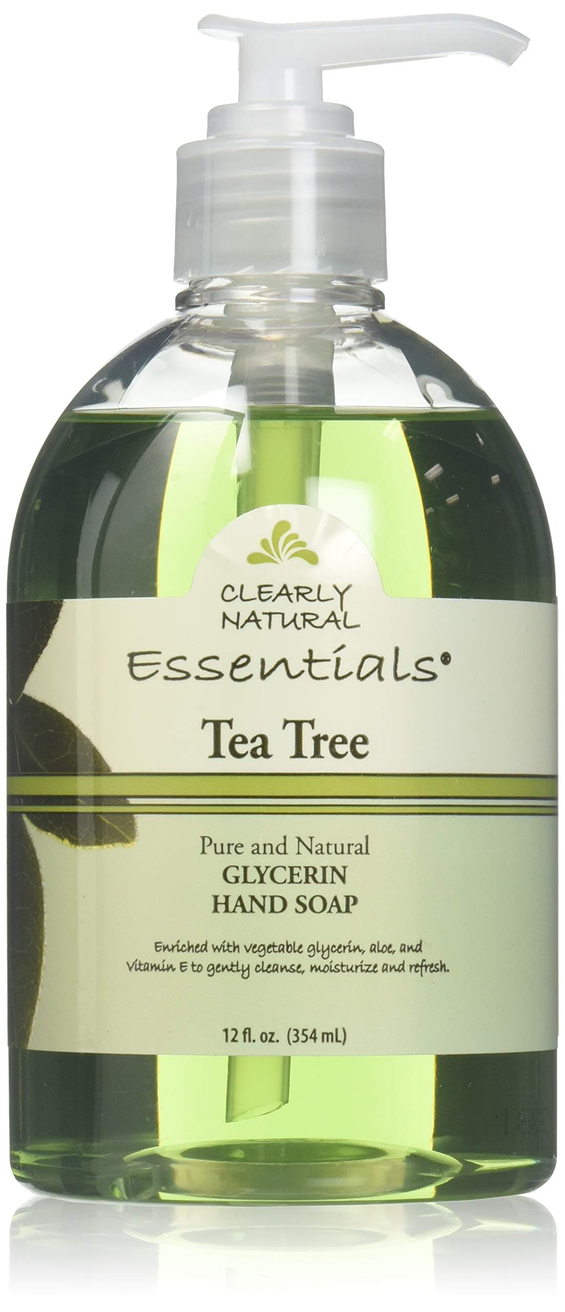 Essentials Tea Tree Liquid Glycerine Soap, 12 Ounce (Pack of 2)
