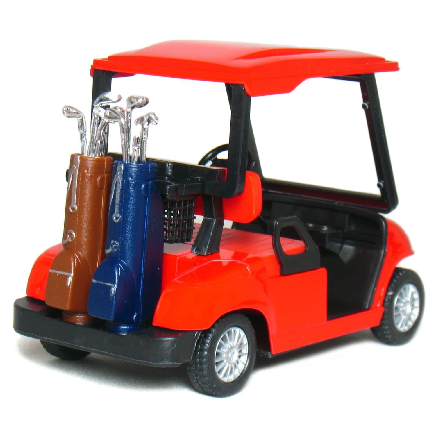 KinsFun 4½ Die-cast Metal Golf Cart Model (Red)
