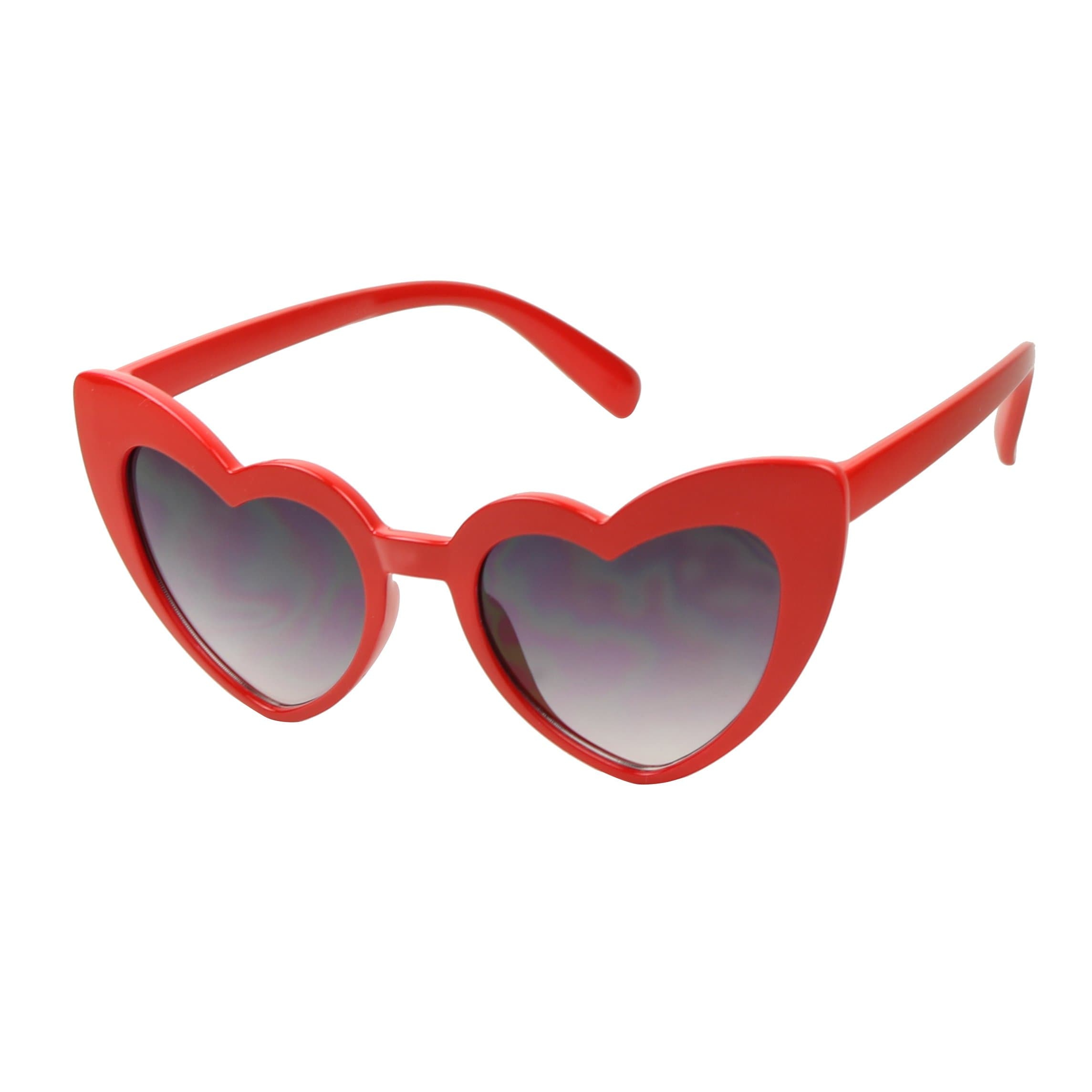 ShadyVEU Oversized Colorful Narrow Cat Eye Love Heart Shaped UV400 2-4 Years Kids Sunglasses